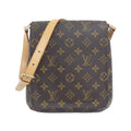 Louis Vuitton Monogram Marron Coated Canvas Shoulder Bag