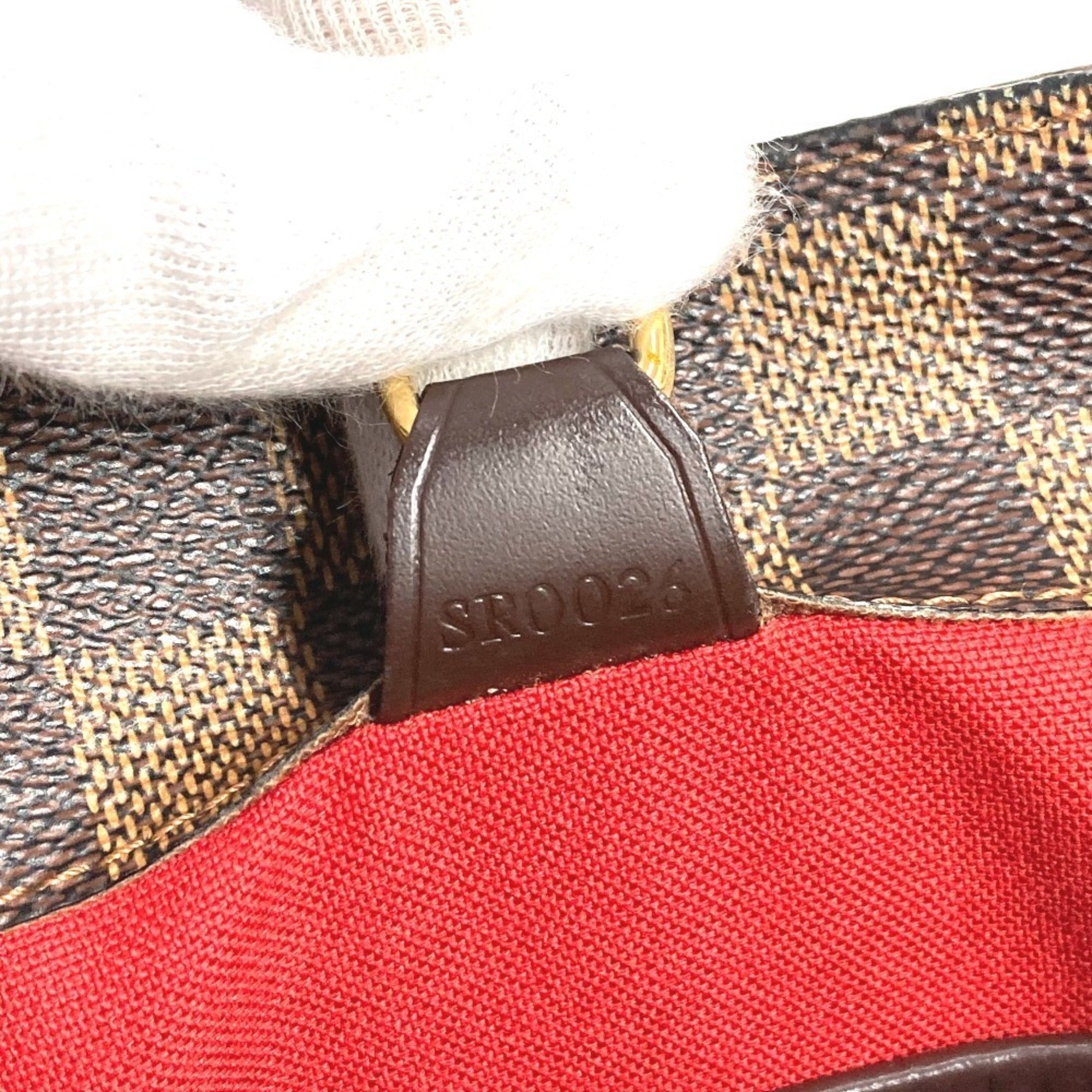 Louis Vuitton Brown Damier Canvas Ebene Damier Canvas Shoulder Bag Tote Bag