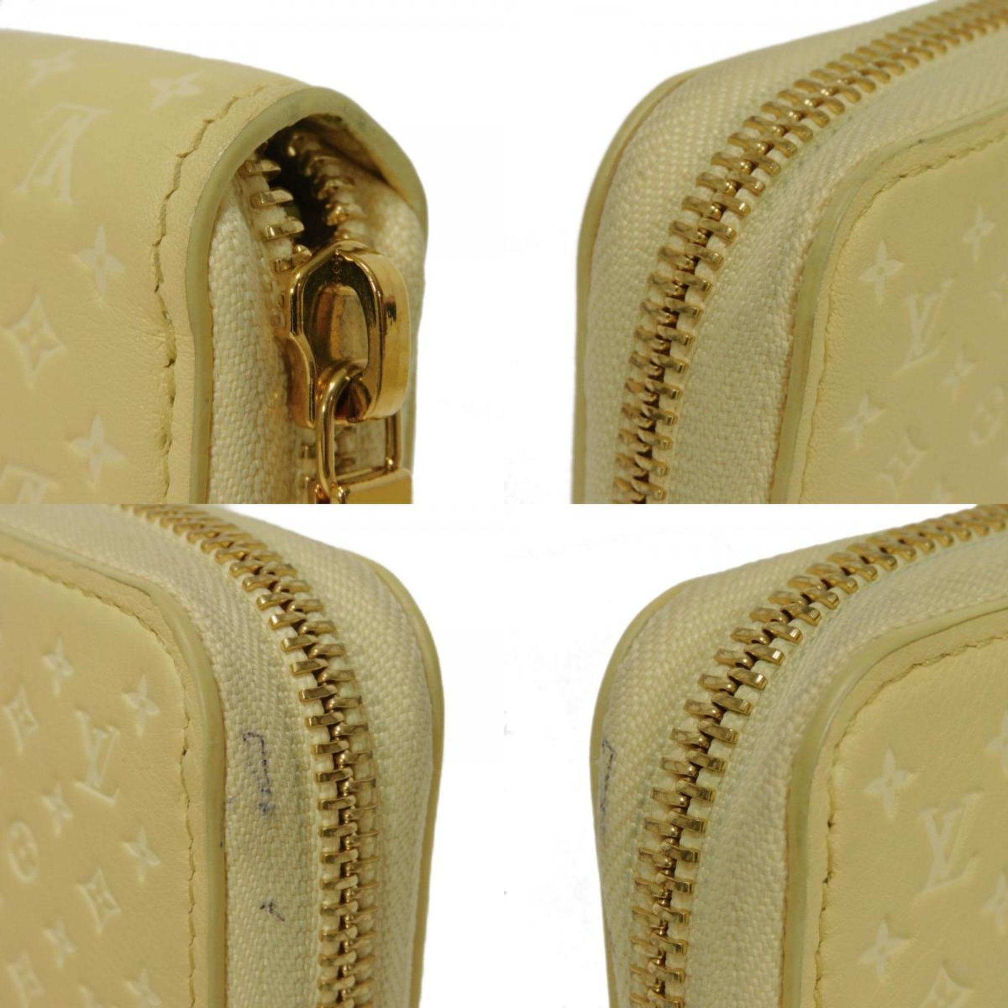 Louis Vuitton Monogram Jaune Yellow Leather Coin Purse/Coin Case