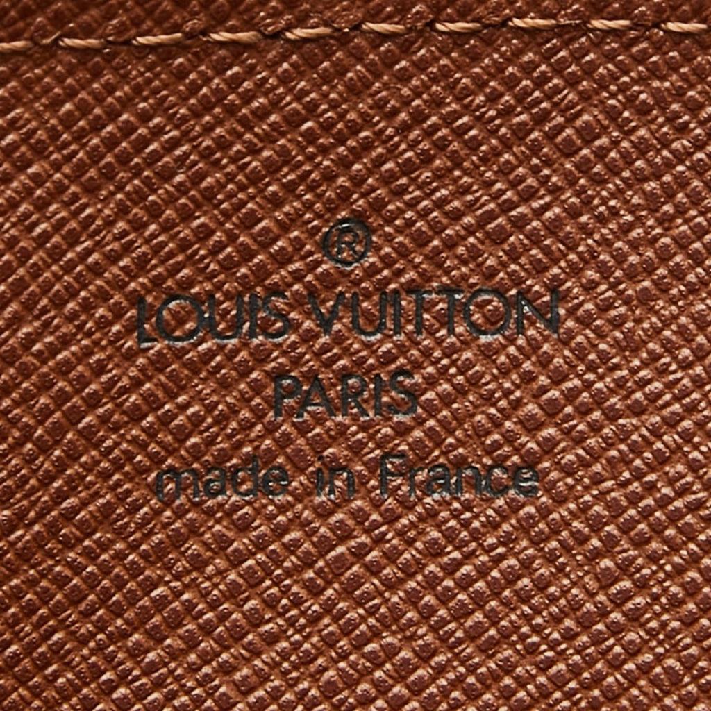 Louis Vuitton Monogram Brown Pvc Leather Handbag