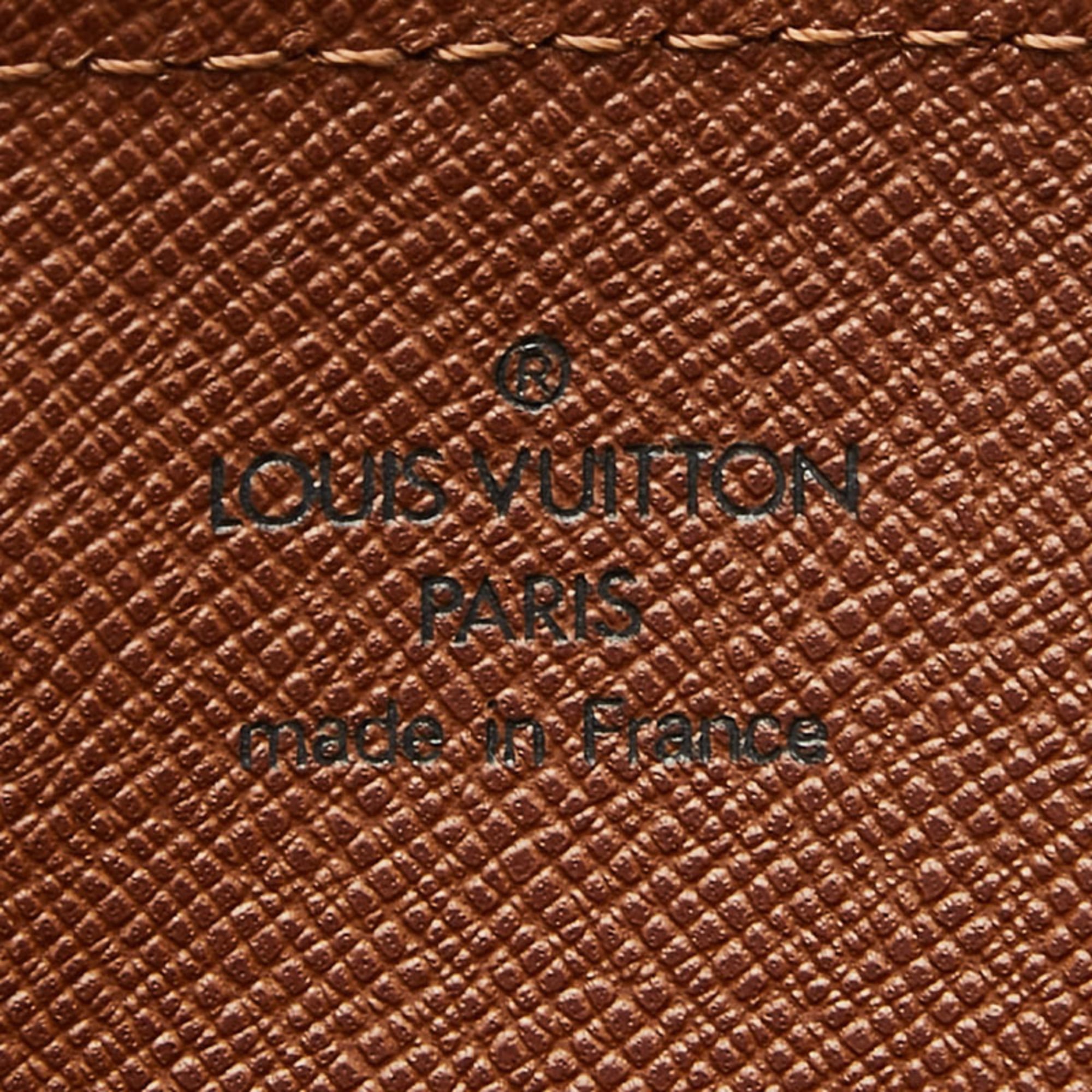 Louis Vuitton Monogram Brown Pvc Leather Handbag