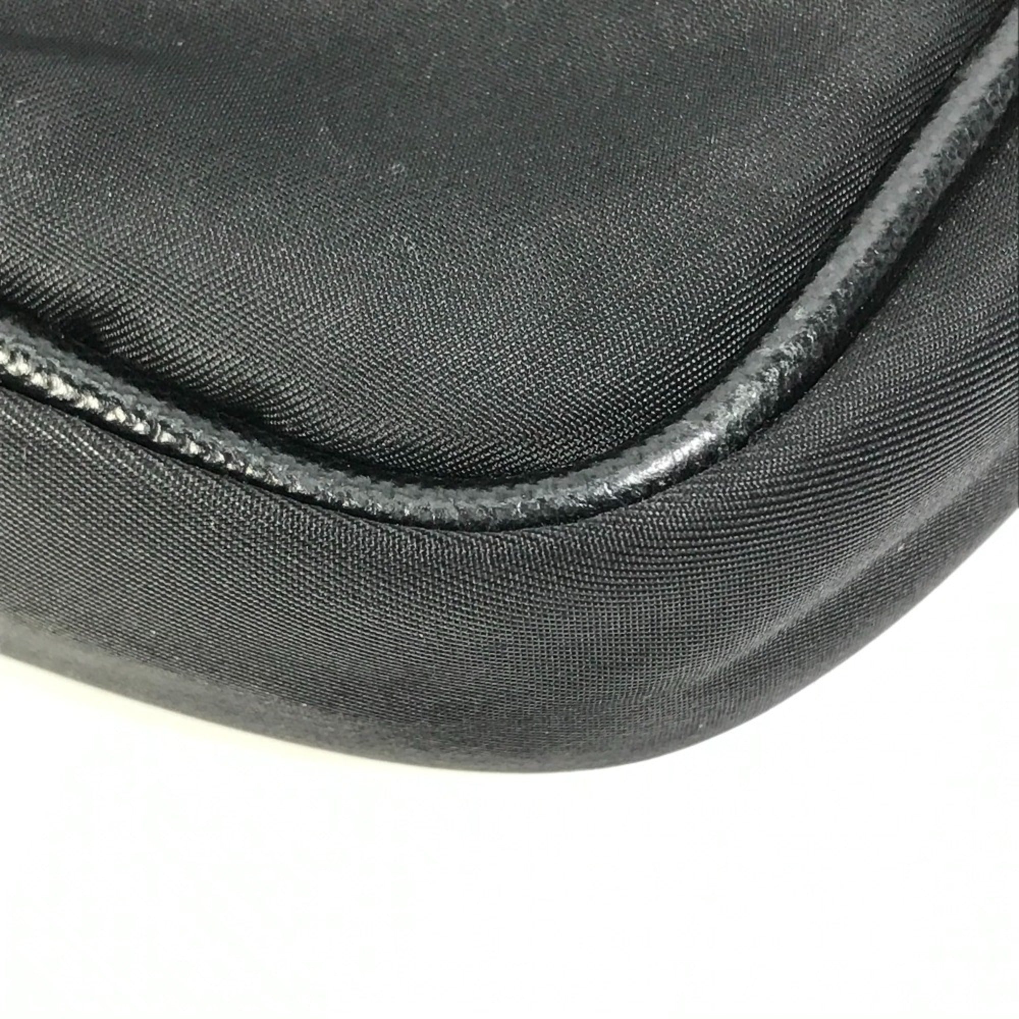 Prada Black Cloth Briefcase