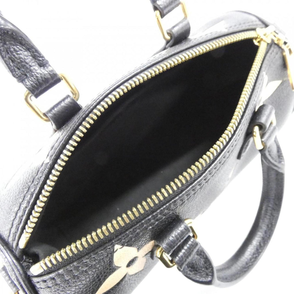 Louis Vuitton Monogram Empreinte Beige Black Leather Shoulder Bag