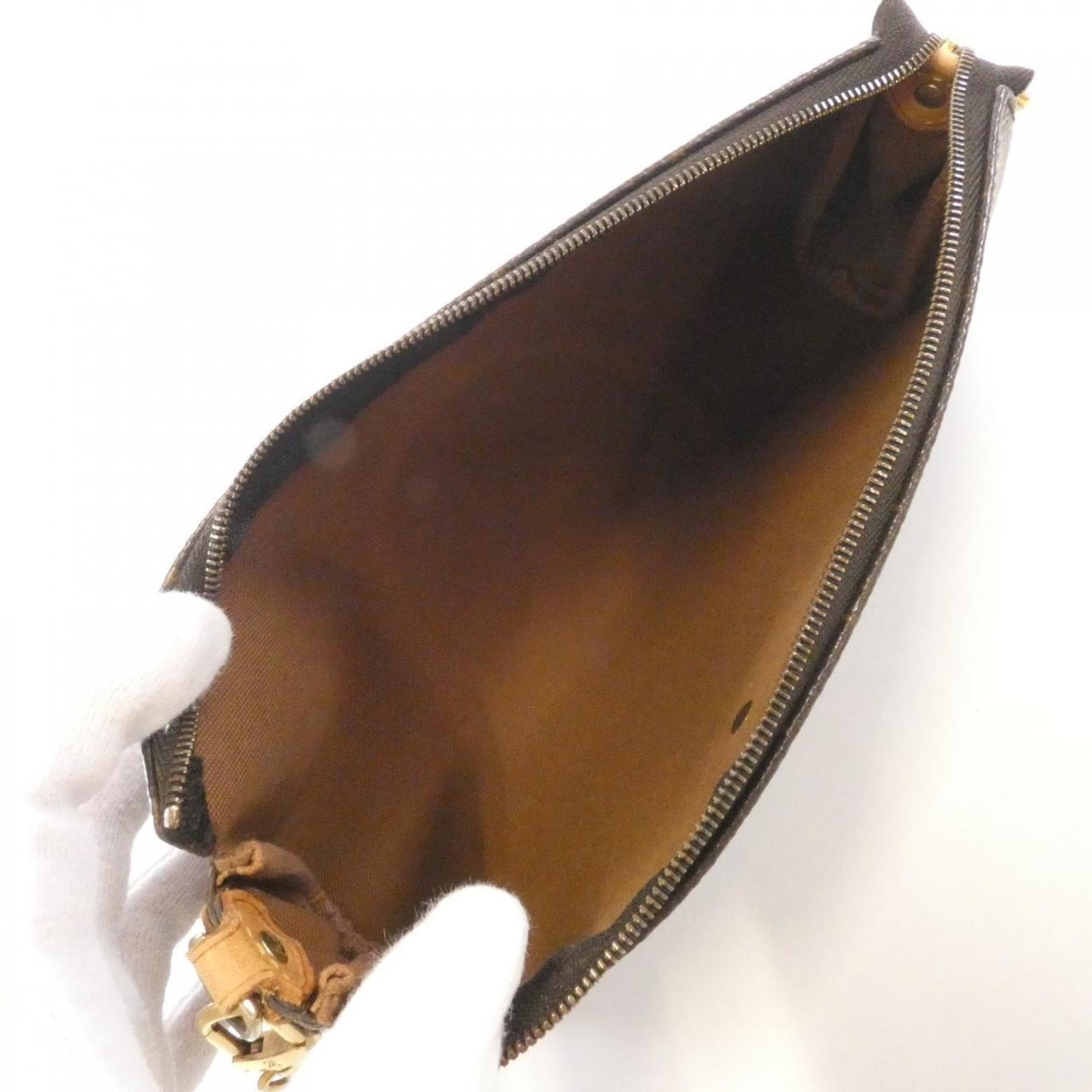 Louis Vuitton Brown Coated Canvas Shoulder Bag