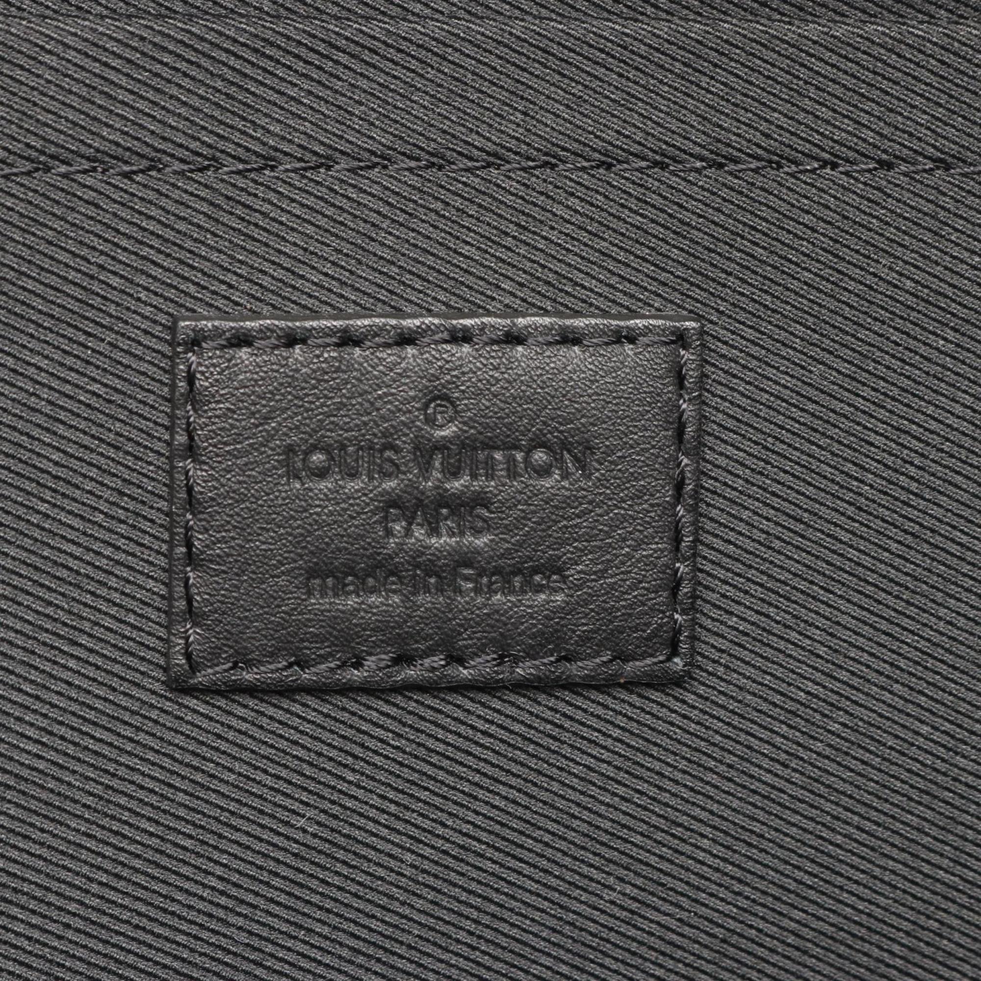 Louis Vuitton Brown Coated Canvas Leather Backpack