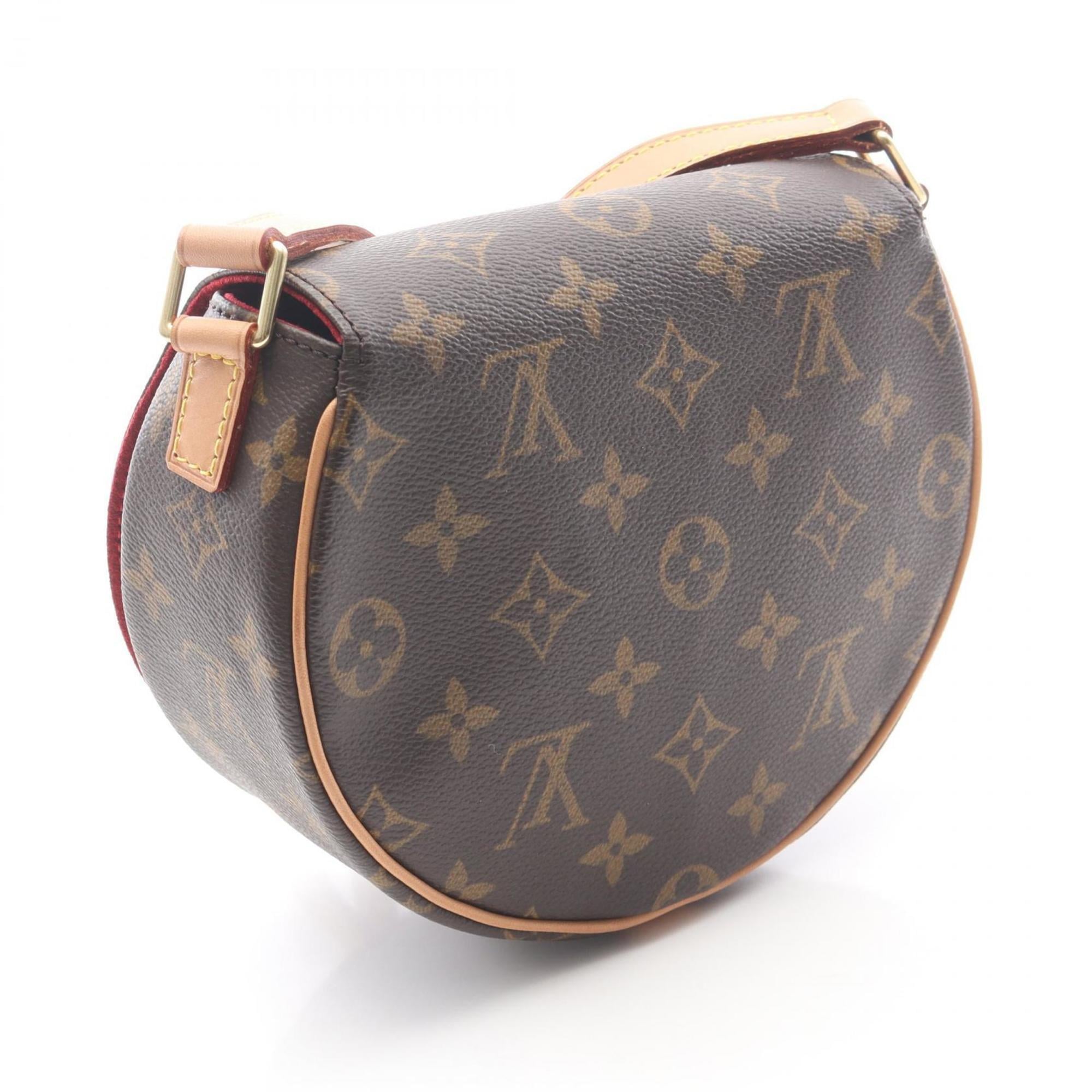 Louis Vuitton Brown Monogram Coated Canvas Leather Handbag Shoulder Bag