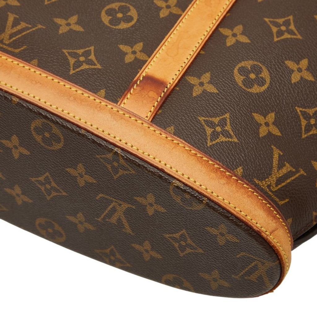 Louis Vuitton Brown Pvc Leather Tote Bag
