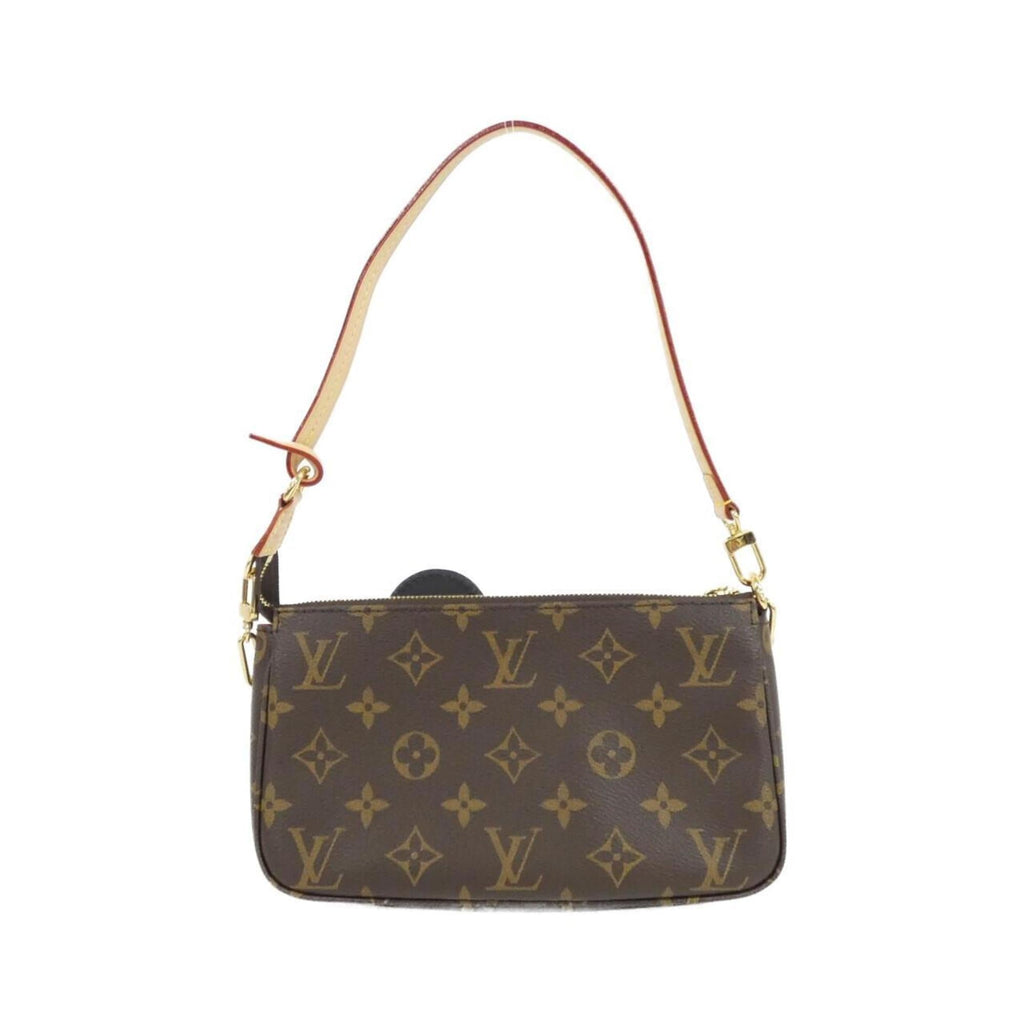 Louis Vuitton Brown Coated Canvas Pochette Pouch