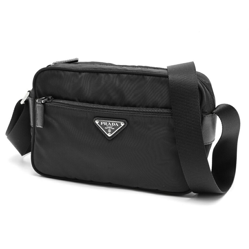 Prada Black Nylon Shoulder Bag
