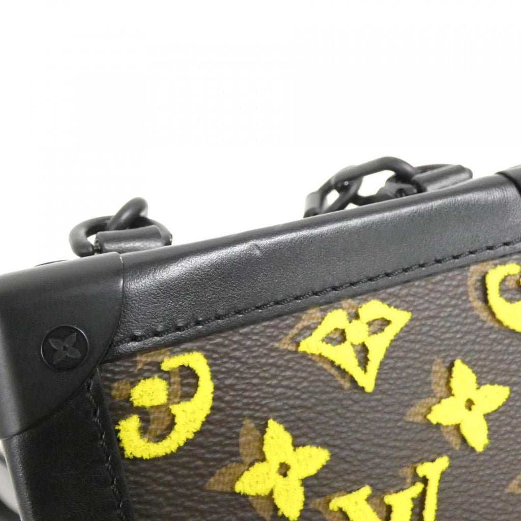 Louis Vuitton Jaune Marron Monogram Coated Canvas Shoulder Bag