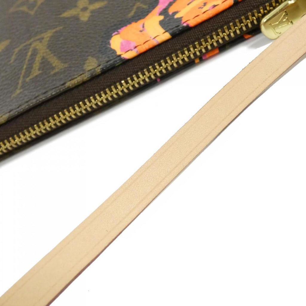Louis Vuitton Brown Monogram Rose Coated Canvas Pochette Pouch