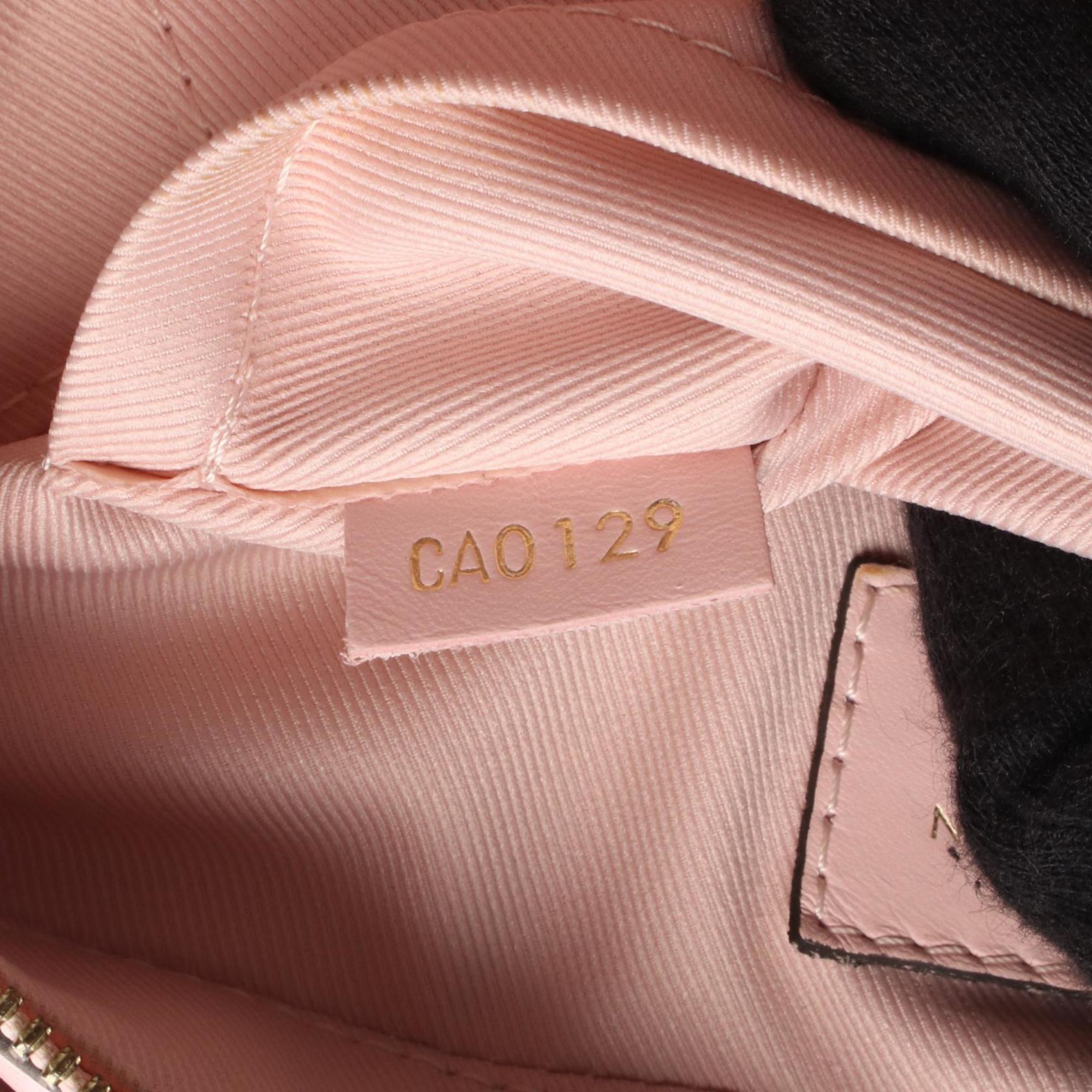 Louis Vuitton Damier Azur Pink White Coated Canvas Shoulder Bag