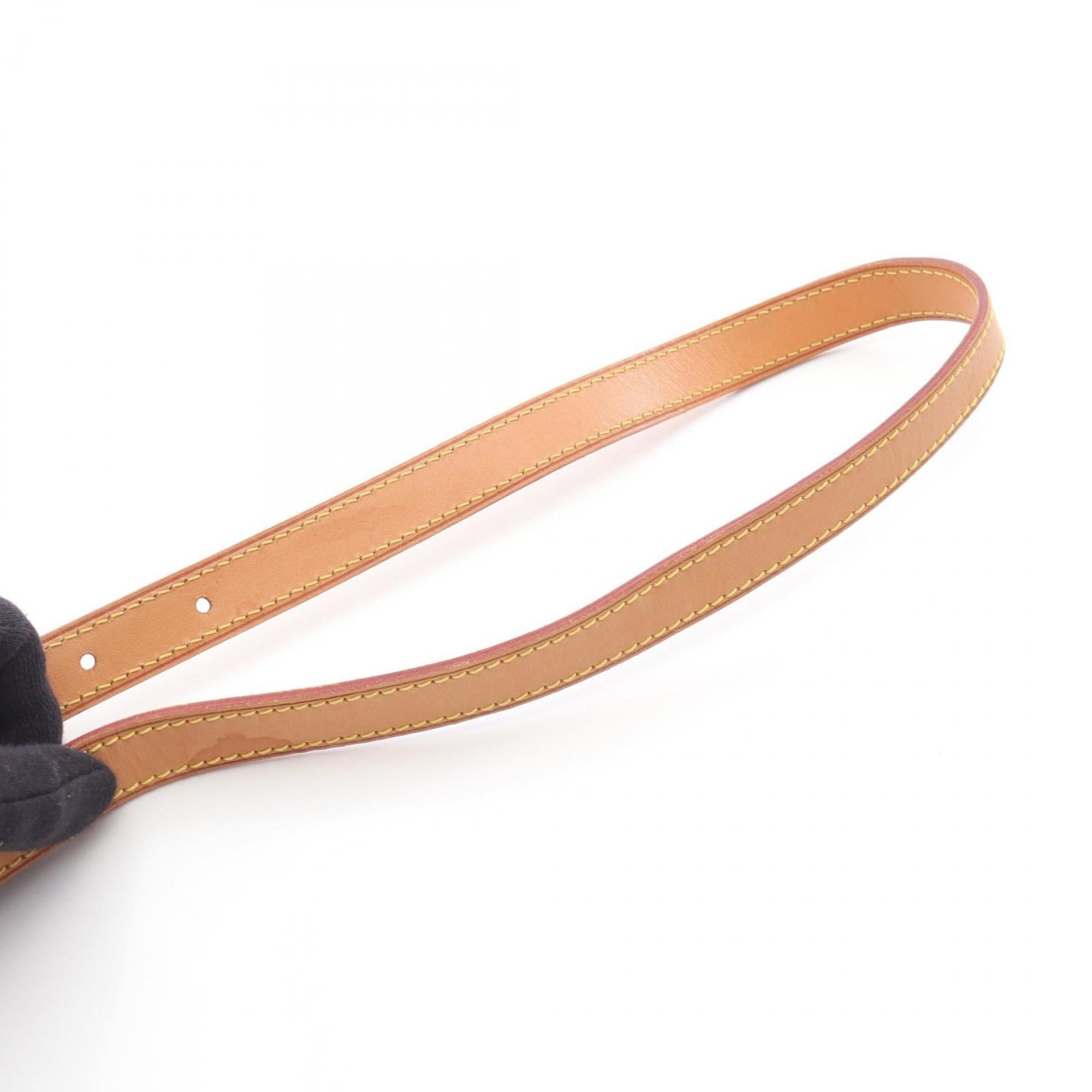 Louis Vuitton Brown Coated Canvas Leather Shoulder Bag