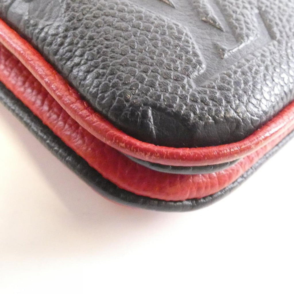 Louis Vuitton Monogram Empreinte Marine Rouge Leather Pochette Shoulder Bag