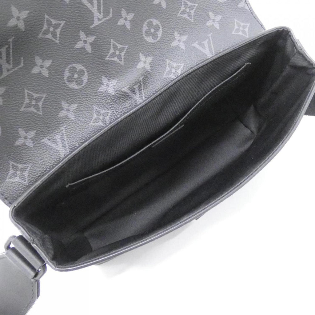 Louis Vuitton Black Coated Canvas Shoulder Bag