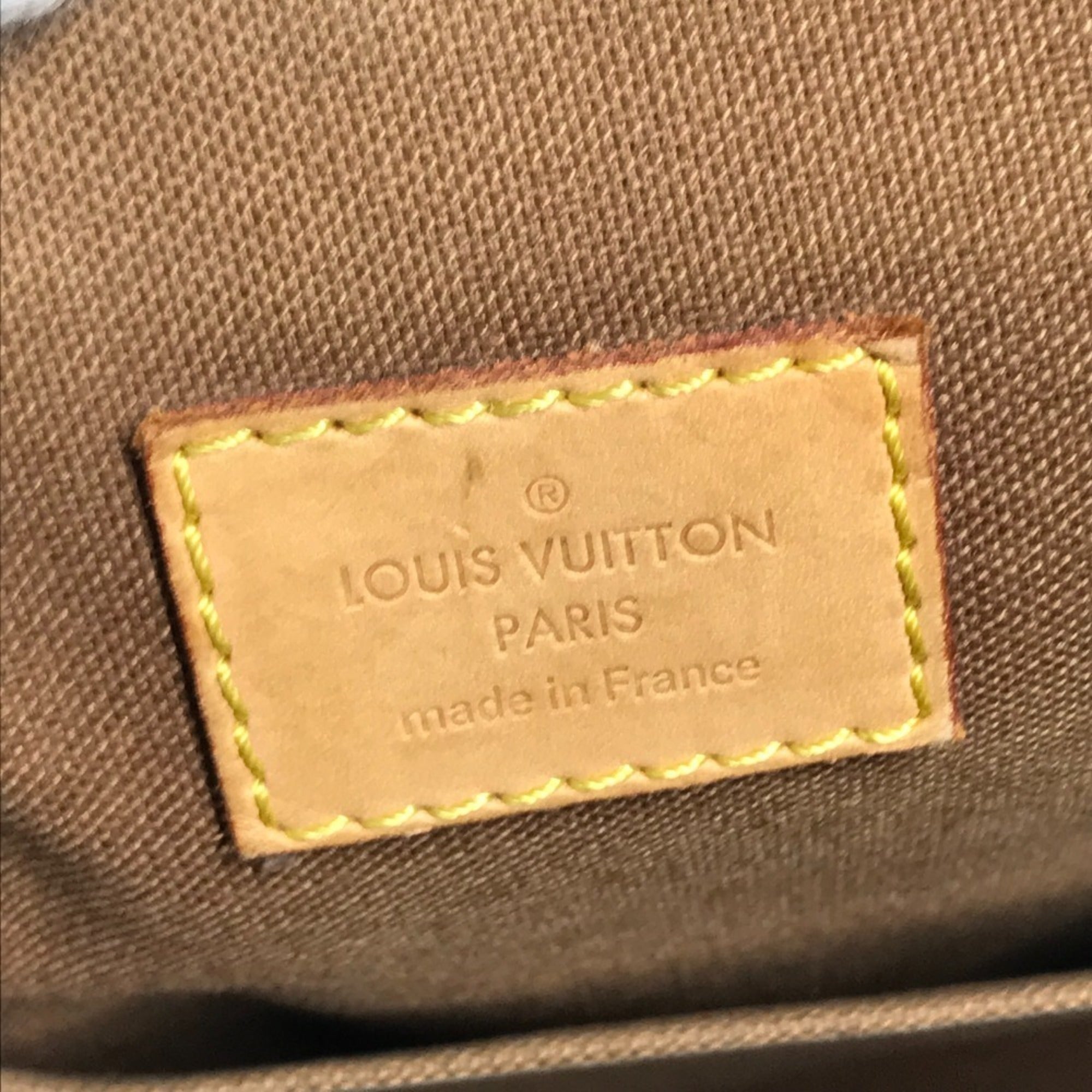 Louis Vuitton Brown Monogram Canvas Shoulder Bag Tote Bag