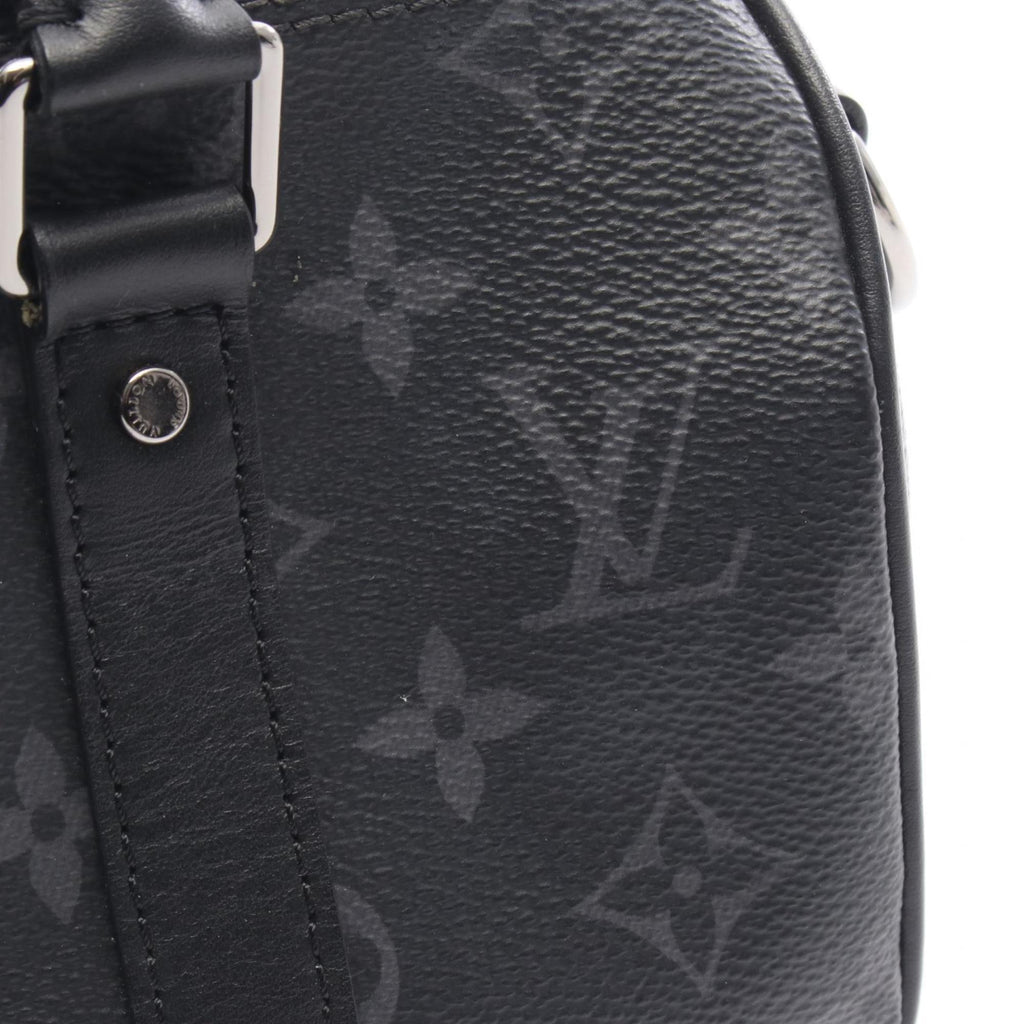 Louis Vuitton Black Monogram Eclipse Coated Canvas Leather Handbag