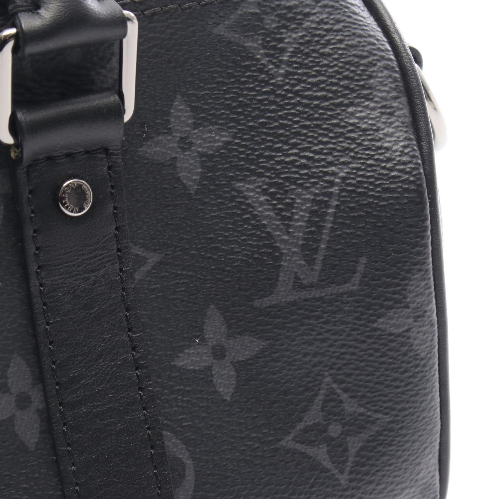 Louis Vuitton Black Monogram Eclipse Coated Canvas Leather Handbag