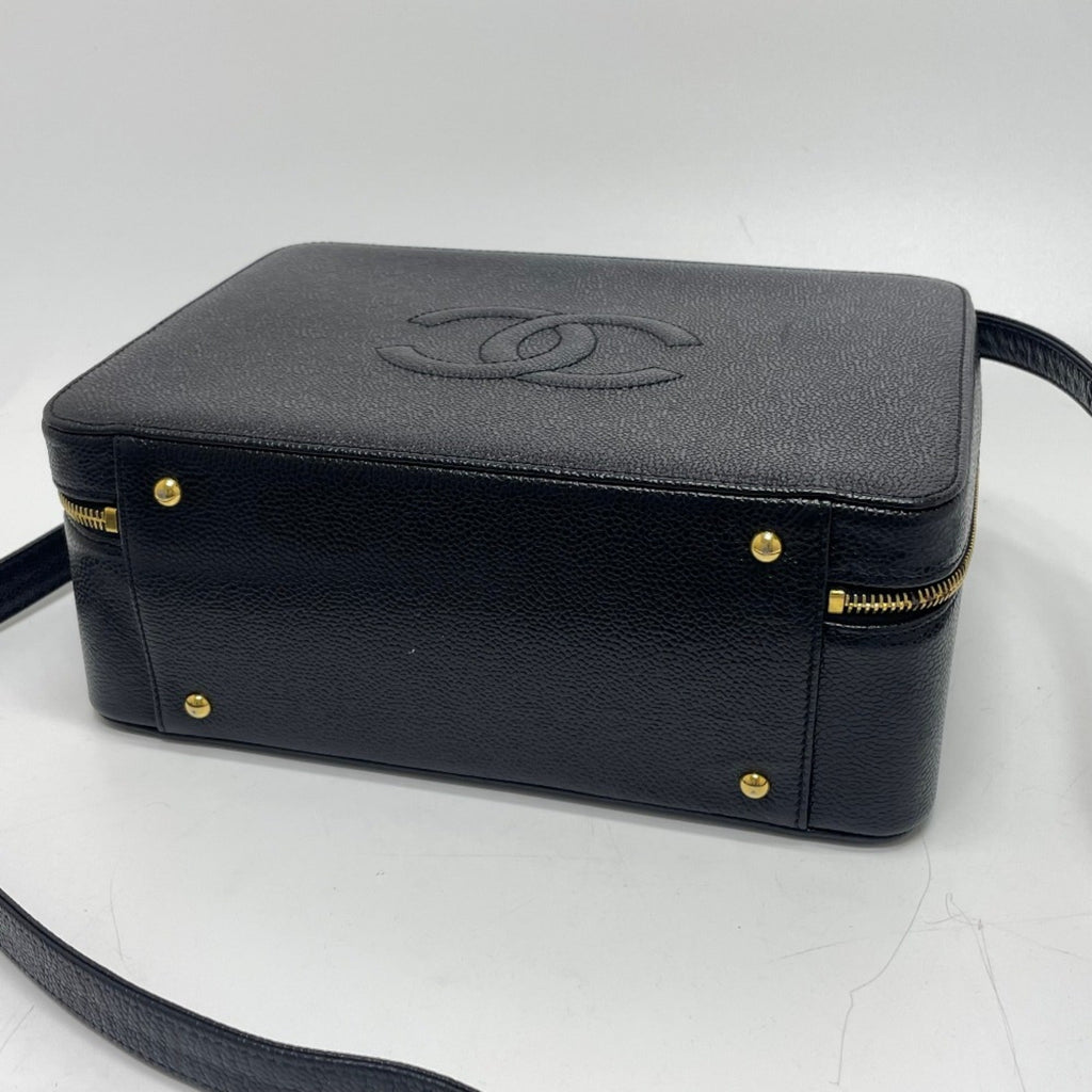Chanel Black Leather Handbag