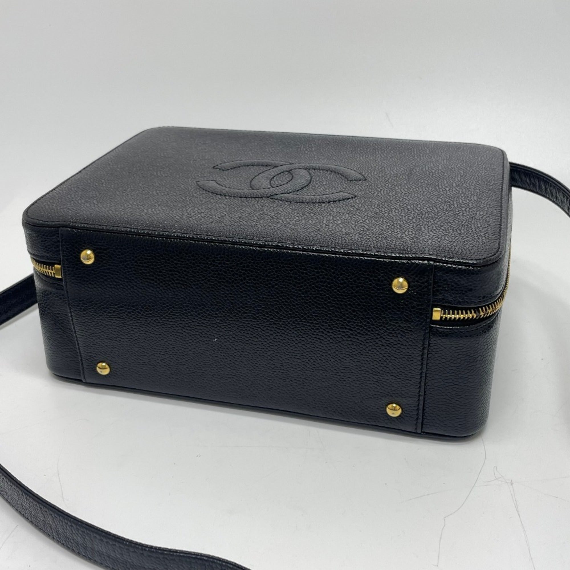 Chanel Black Leather Handbag