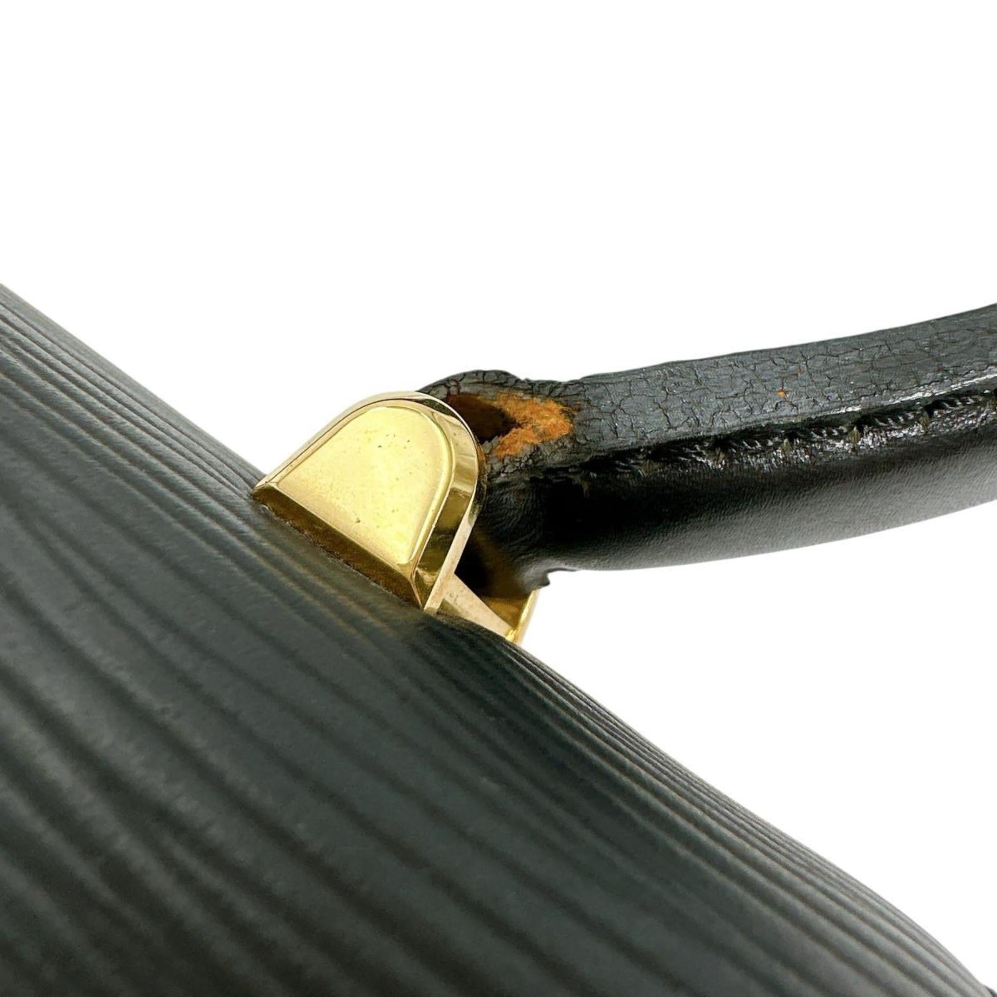 Louis Vuitton Black Epi Leather Handbag