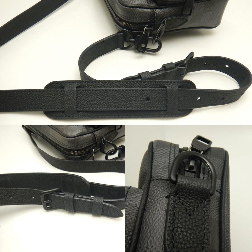 Louis Vuitton Black Noir Pvc Shoulder Bag