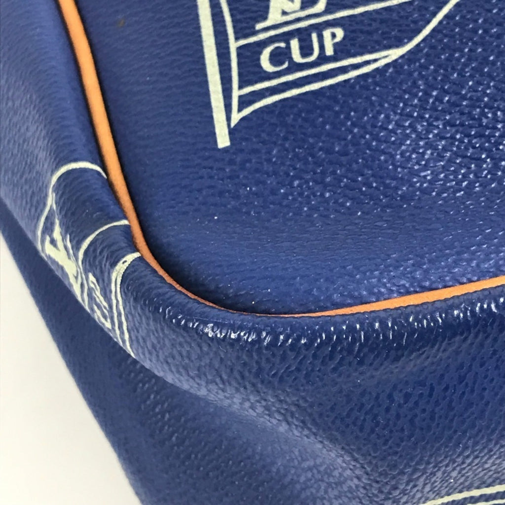 Louis Vuitton Louis Vuitton Cup Blue Leather Pochette Shoulder Bag