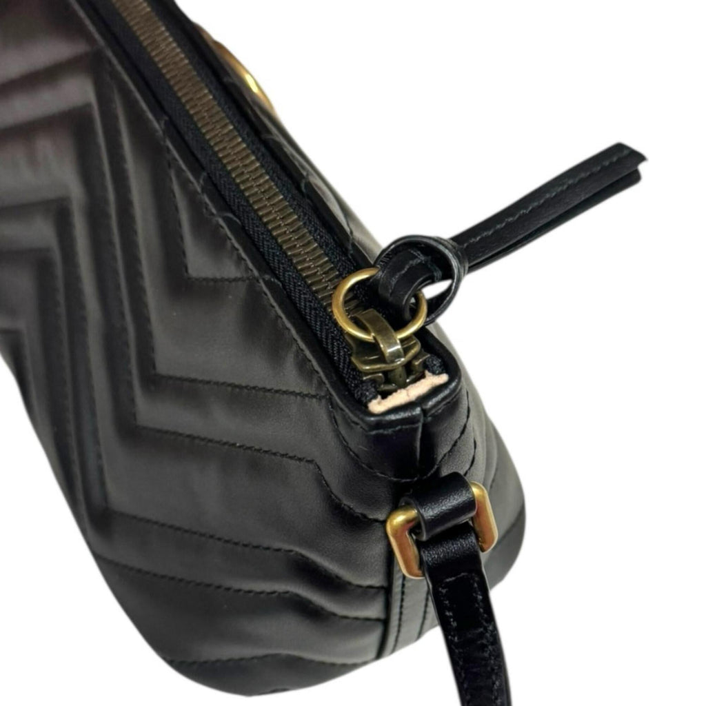 Gucci Black Leather Handbag (Pre-Owned)