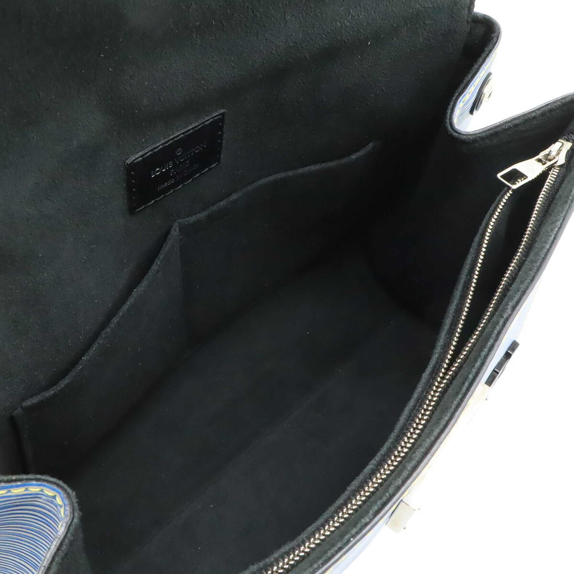 Louis Vuitton Blue Epi Leather Handbag Shoulder Bag