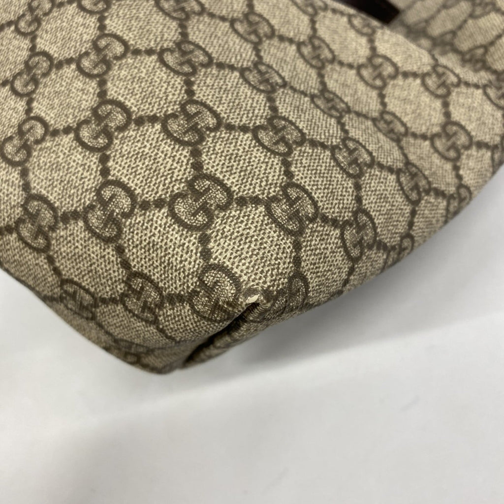 Gucci Beige Brown Pvc Tote Bag (Pre-Owned)