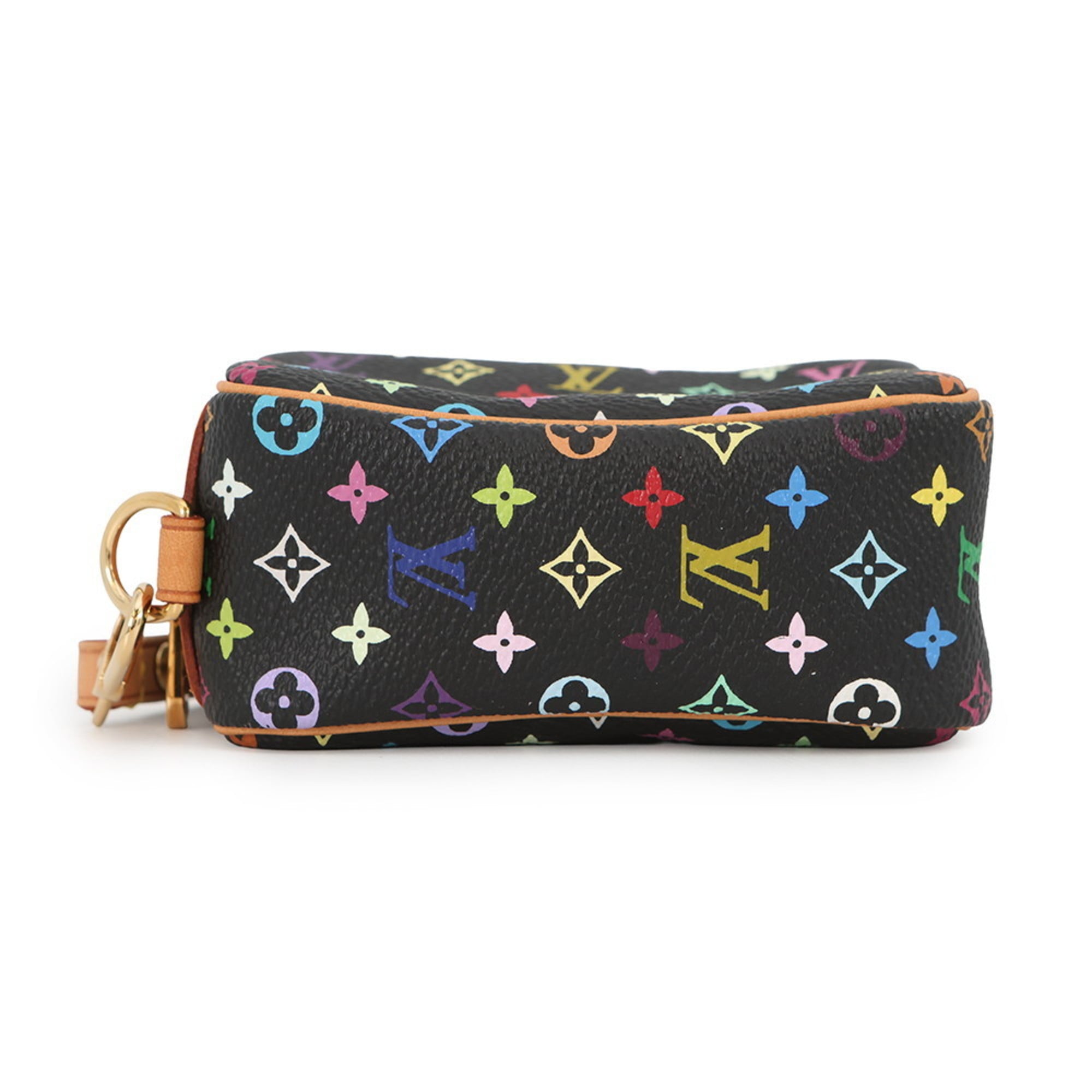 Louis Vuitton Brown Noir Monogram Multicolore Pouch