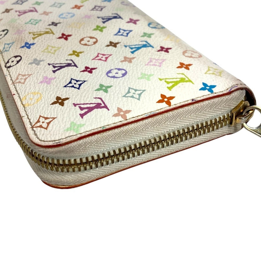 Louis Vuitton Pink White Monogram Multicolore Long Wallet