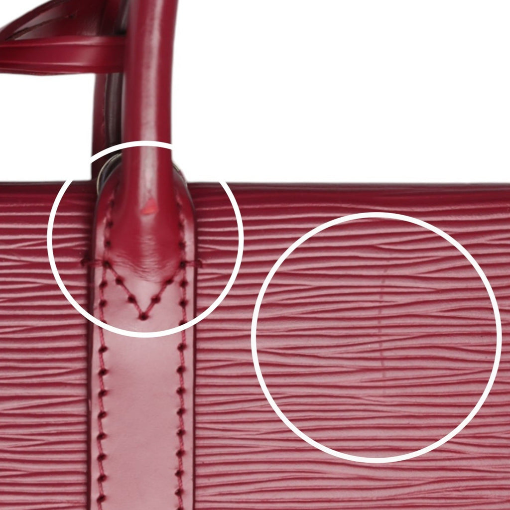 Louis Vuitton Fuchsia Galle Red Color Epi Leather Handbag Shoulder Bag