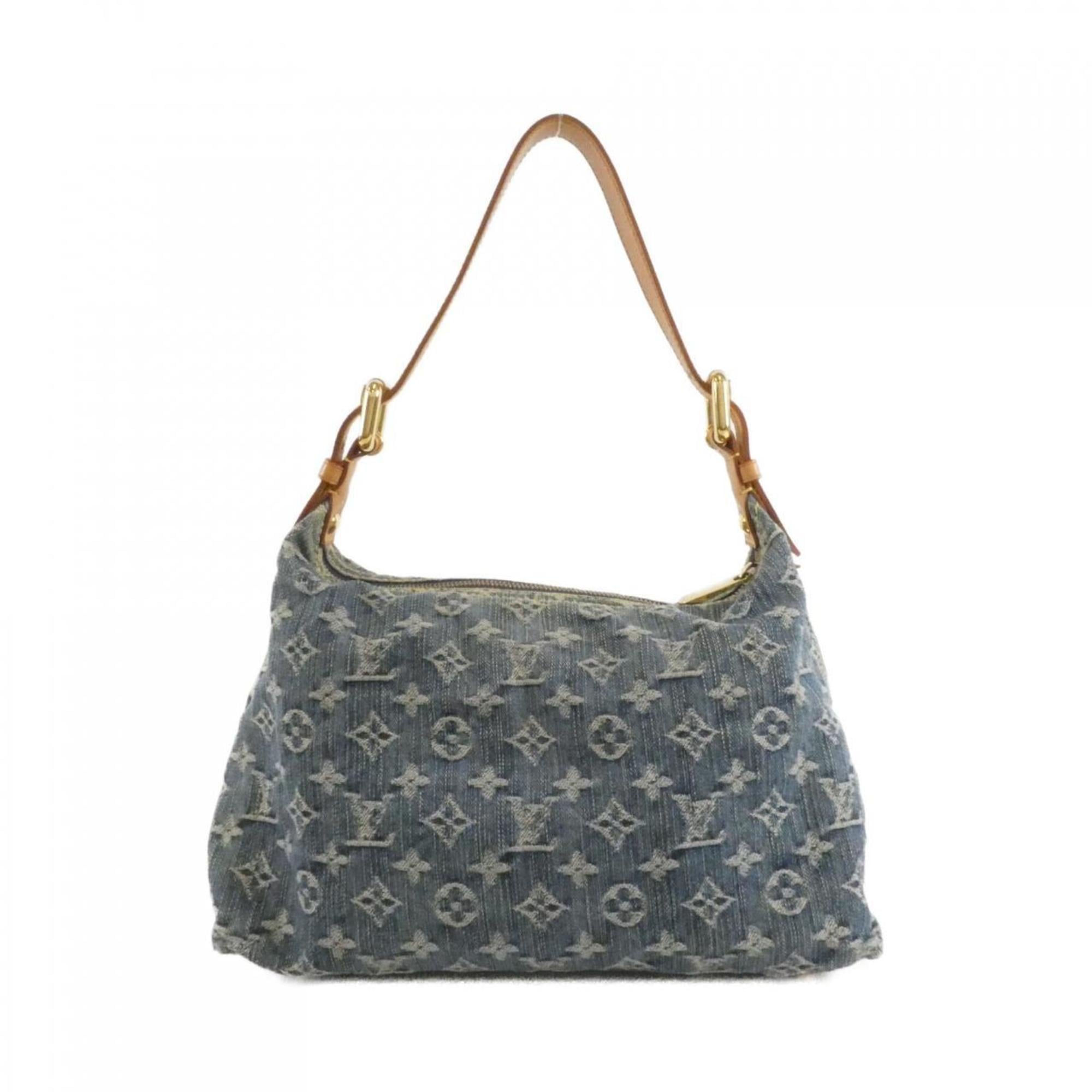Louis Vuitton Monogram Denim Blue Denim Canvas Shoulder Bag