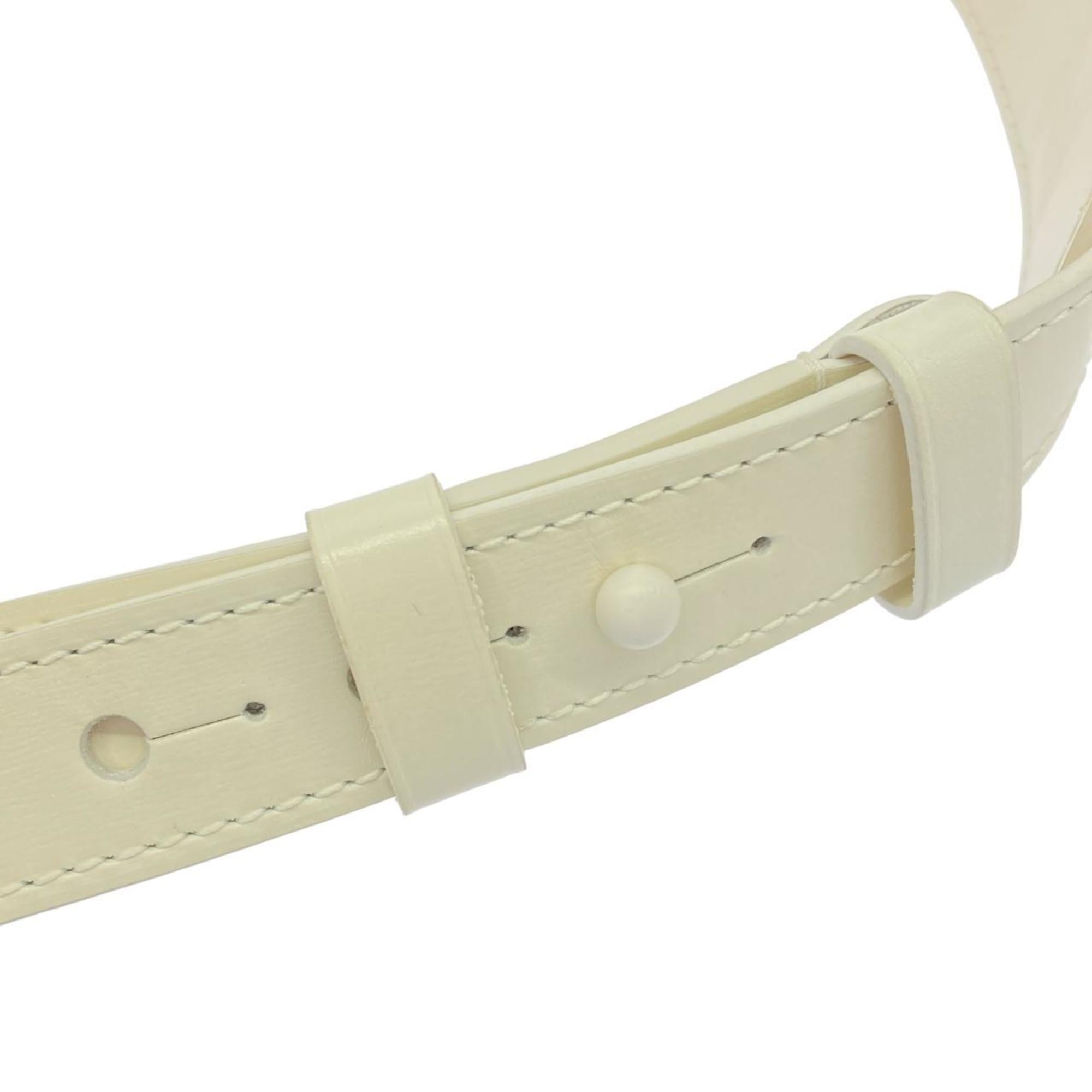 Louis Vuitton White Leather Shoulder Bag