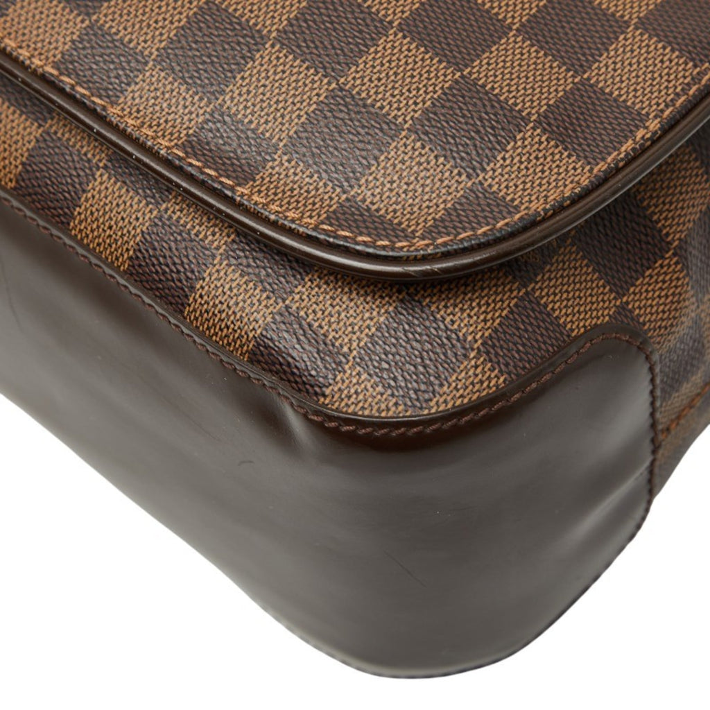 Louis Vuitton Brown Pvc Leather Shoulder Bag
