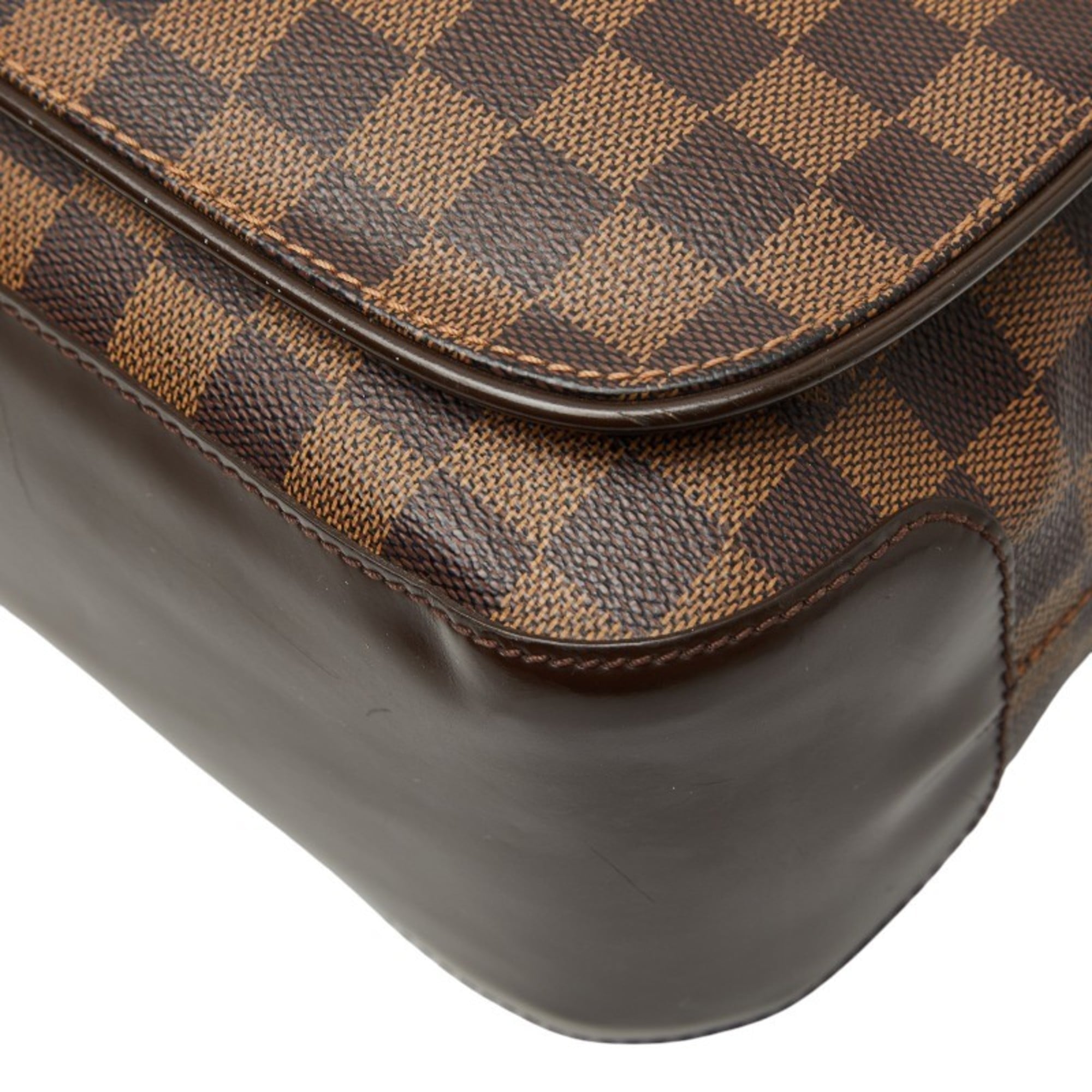 Louis Vuitton Brown Pvc Leather Shoulder Bag