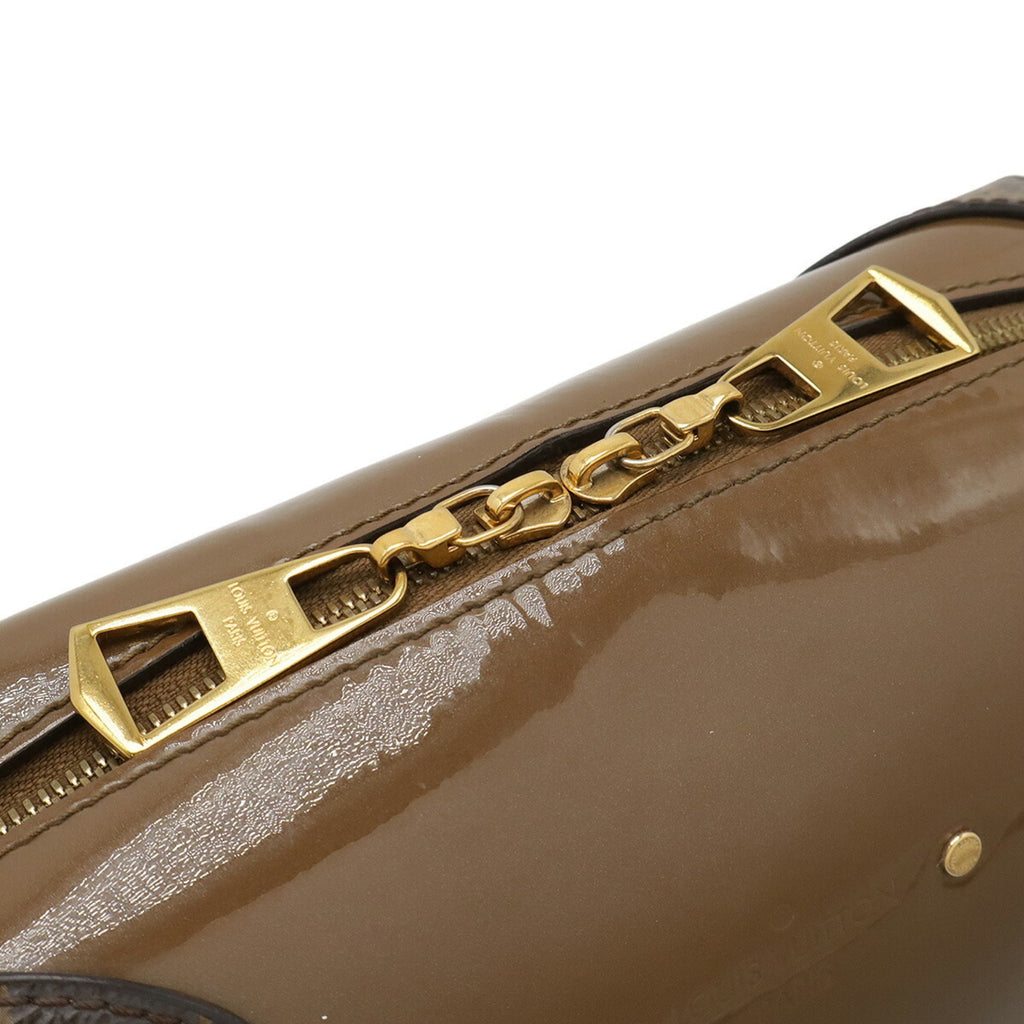 Louis Vuitton Brown Monogram Monogram Idylle Patent Leather Pochette Shoulder Bag