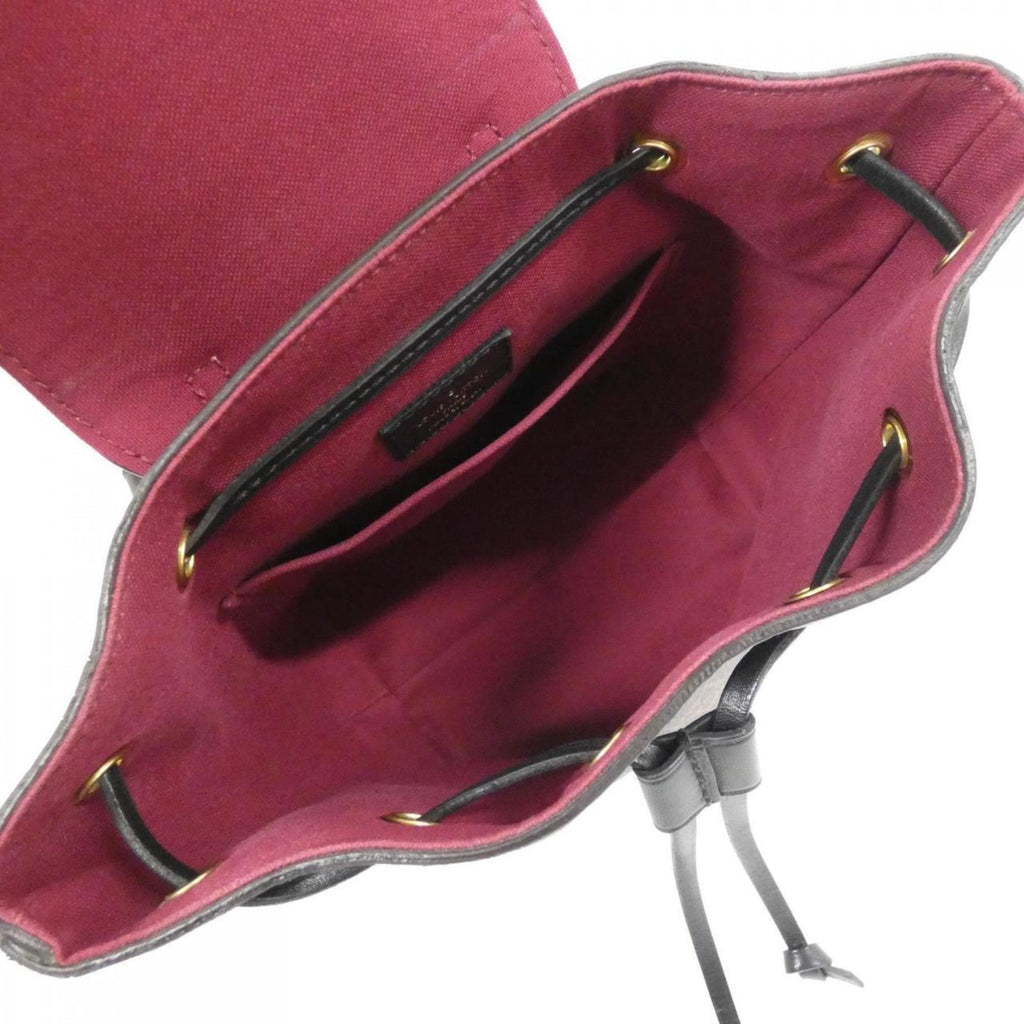 Louis Vuitton Black Marron Coated Canvas Backpack