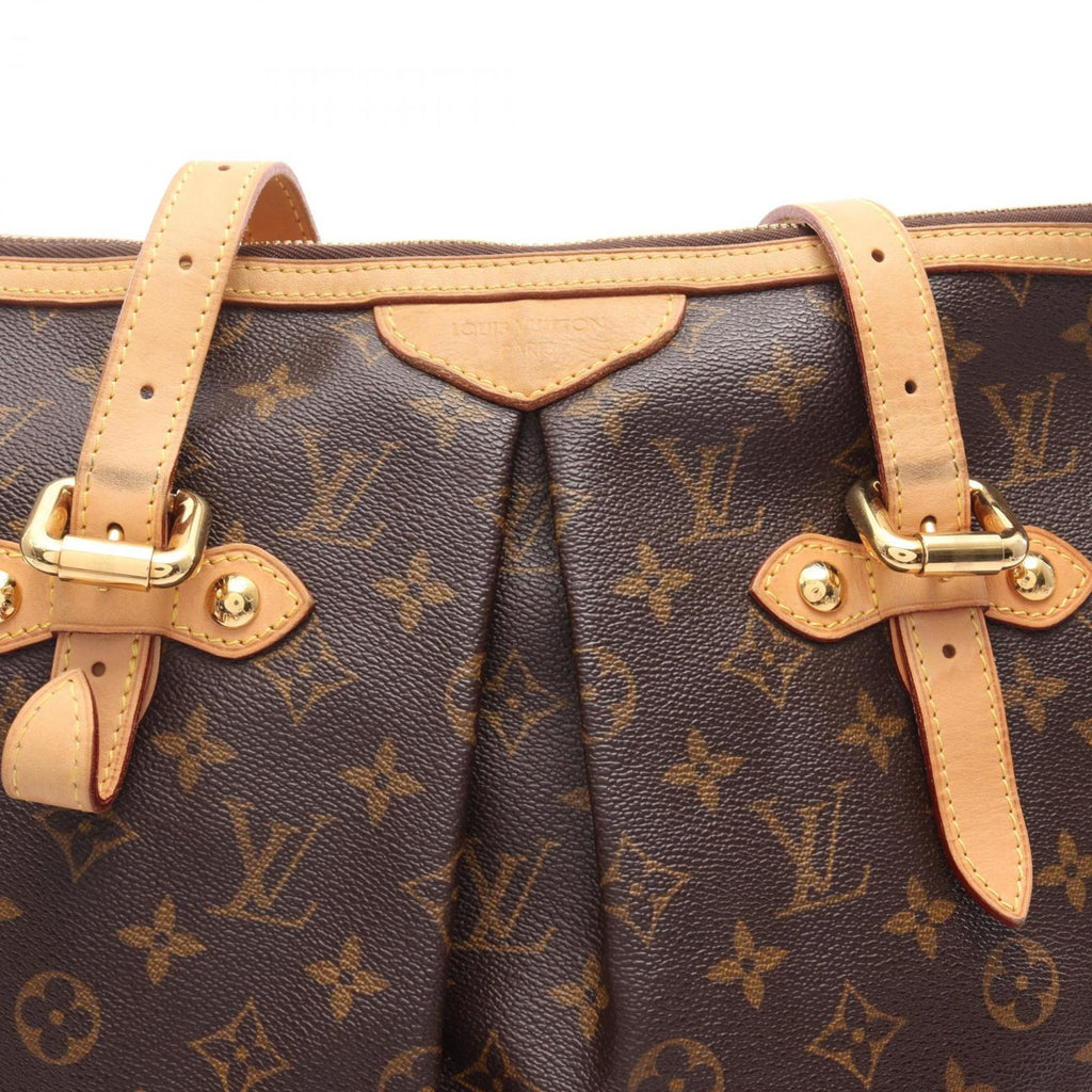 Louis Vuitton Brown Pvc Coated Canvas Leather Shoulder Bag