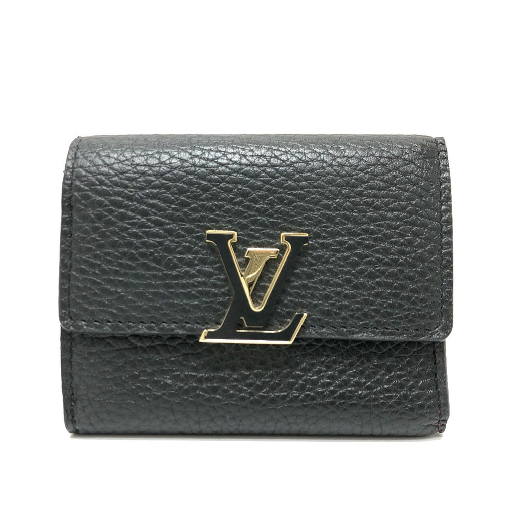 Louis Vuitton Bicolor Black Noir Pink Leather Coin Purse/Coin Case