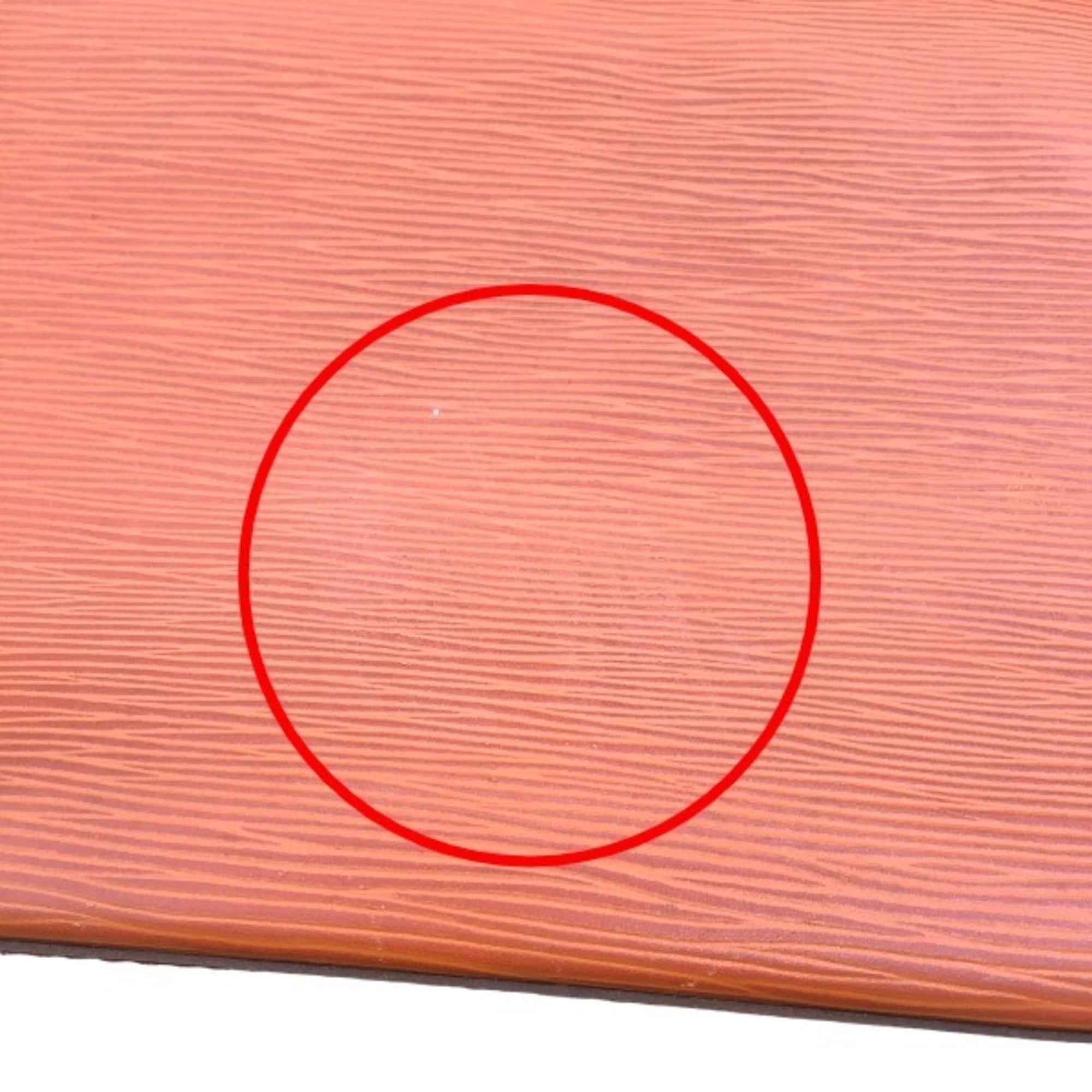 Louis Vuitton Orange Epi Leather Tote Bag