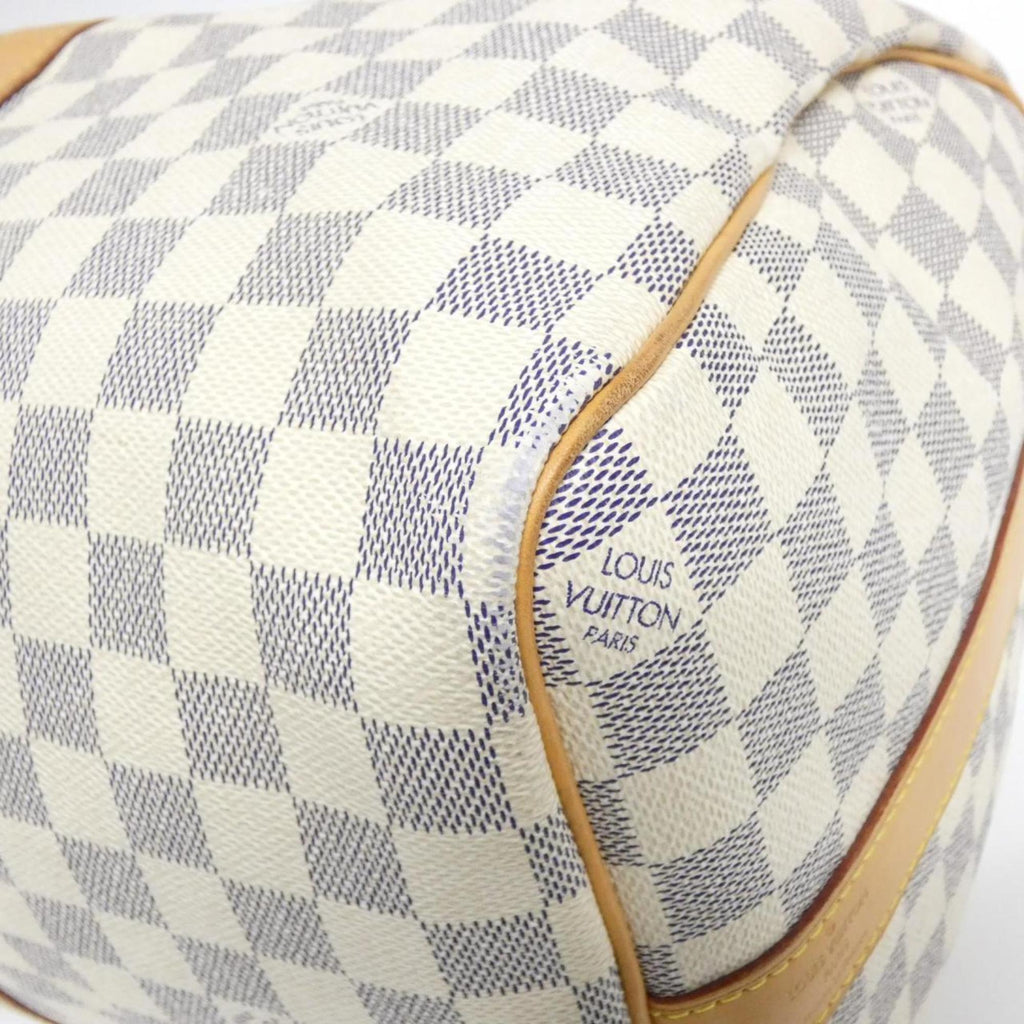 Louis Vuitton Azur Coated Canvas Boston Bag