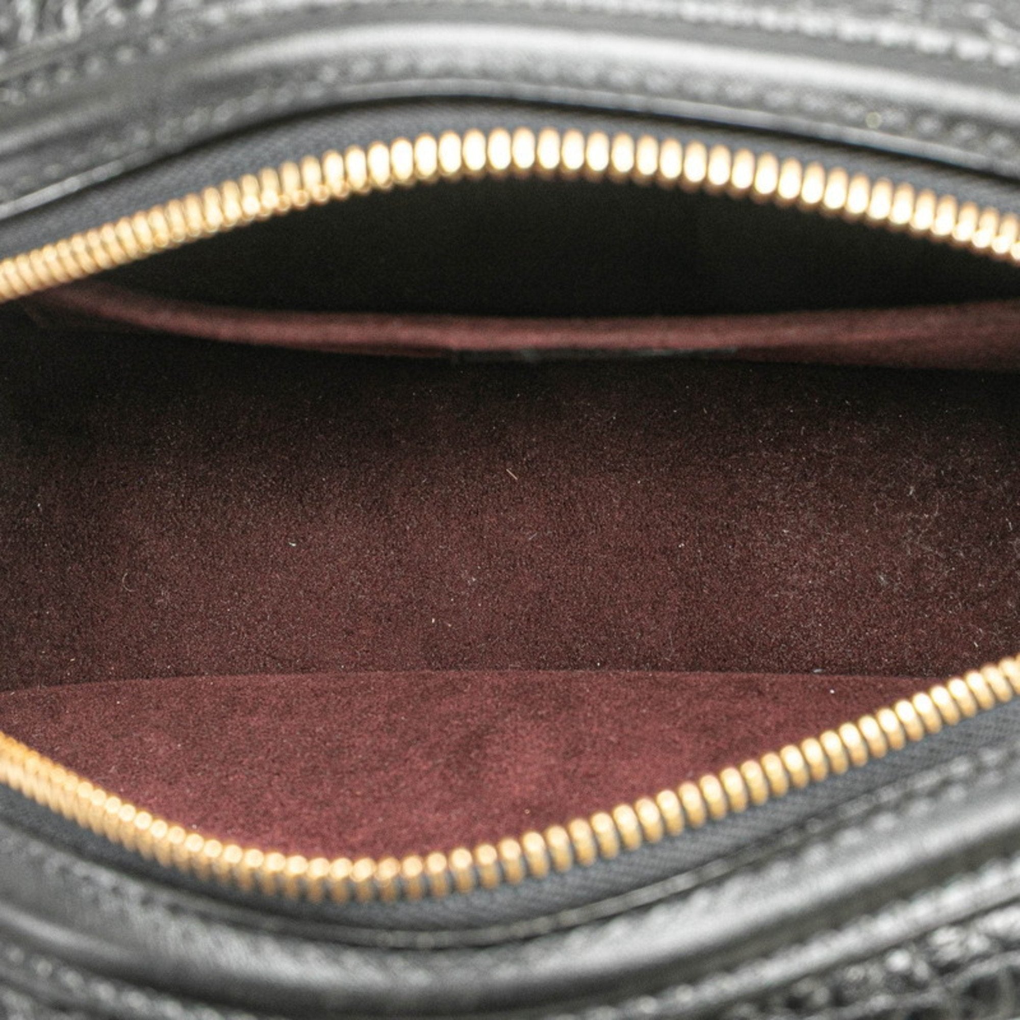 Louis Vuitton Black Khaki Noir Leather Handbag Shoulder Bag
