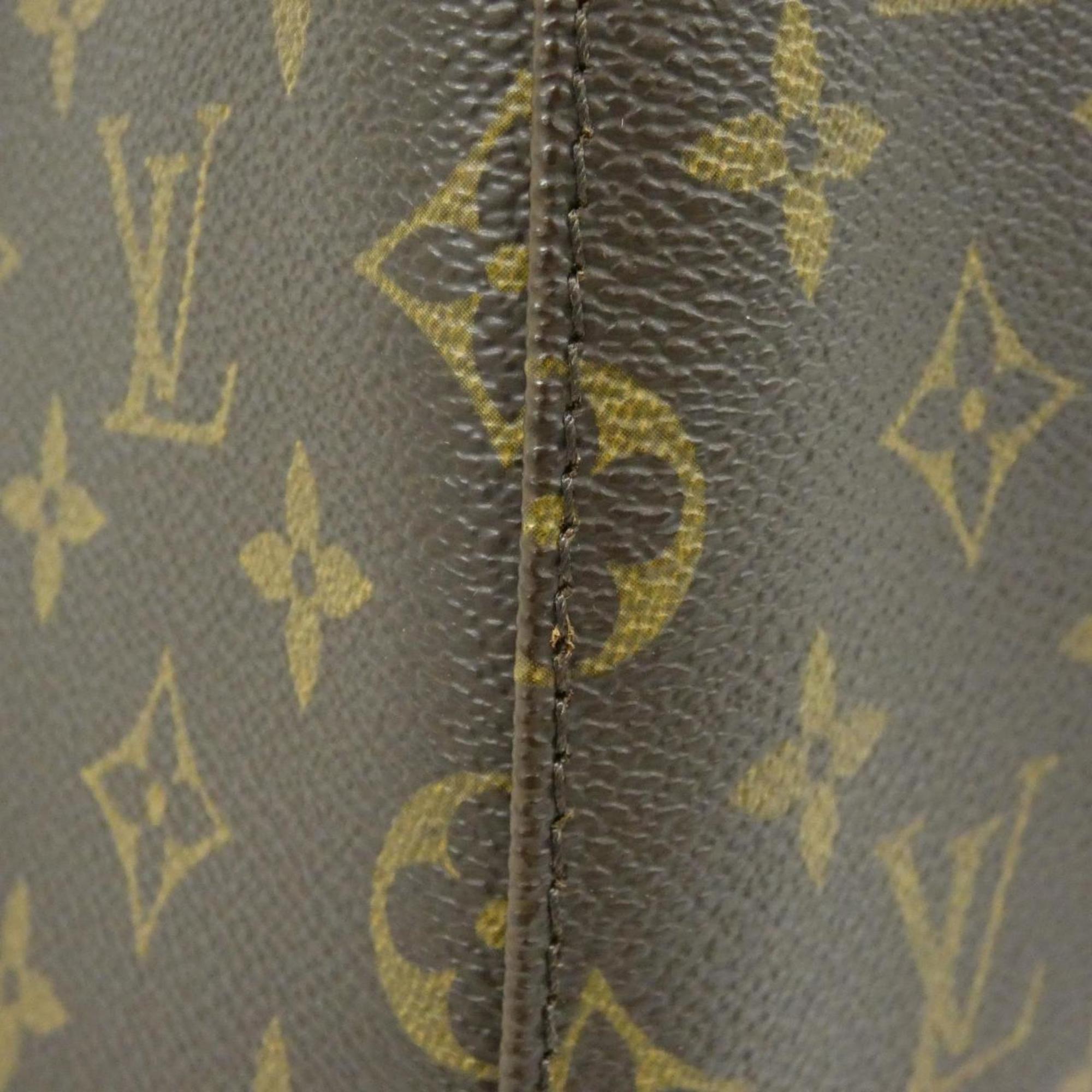 Louis Vuitton Brown Coated Canvas Shoulder Bag