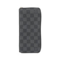 Louis Vuitton Dark Gray Graphite Coated Canvas Long Wallet