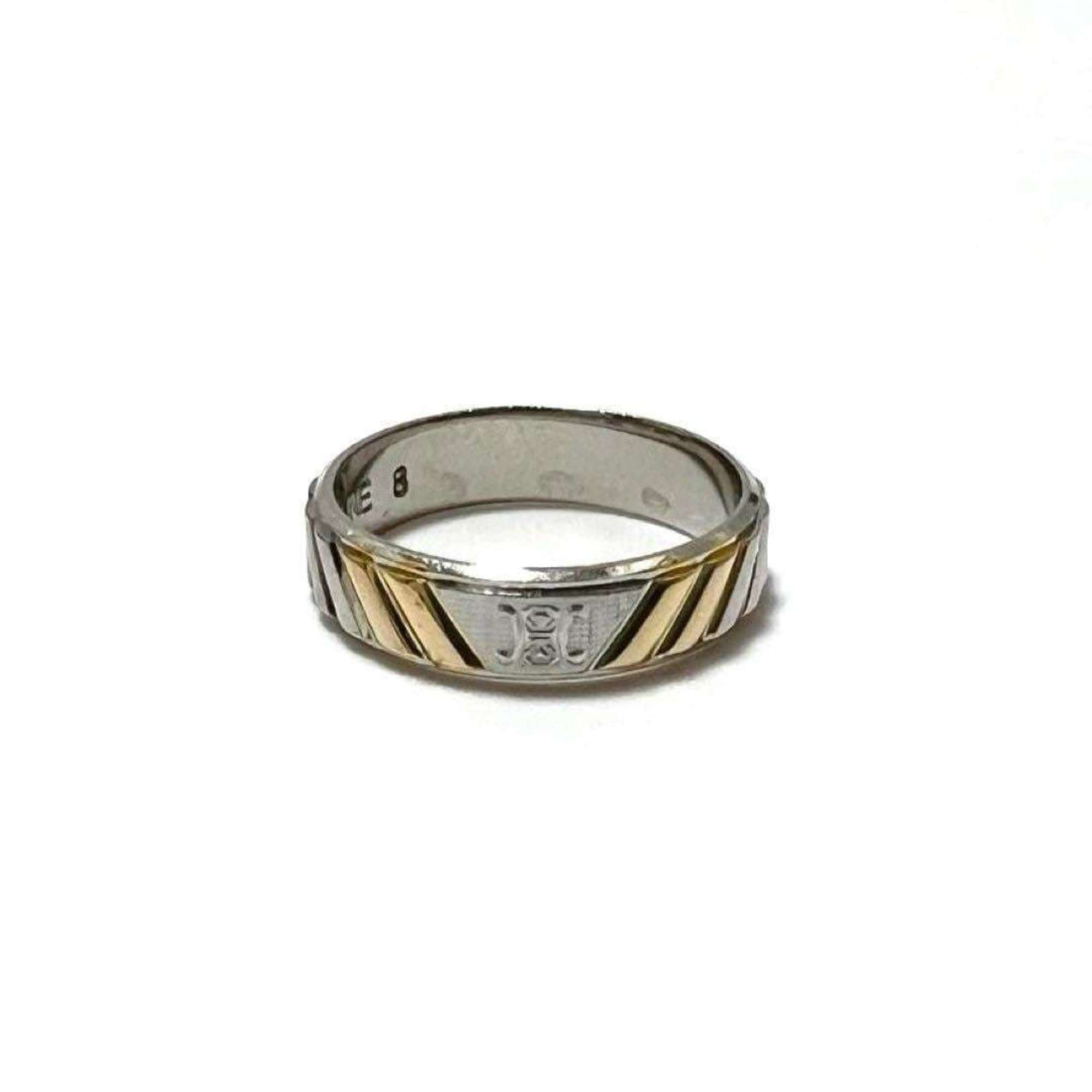 Celine Yellow Gold (18K) Platinum 850 Band Ring