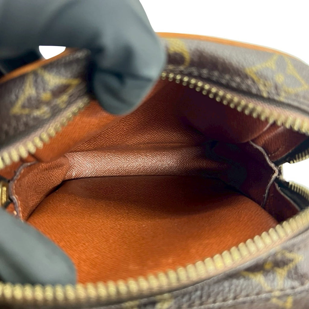 Louis Vuitton Brown Leather Pvc Pochette Shoulder Bag
