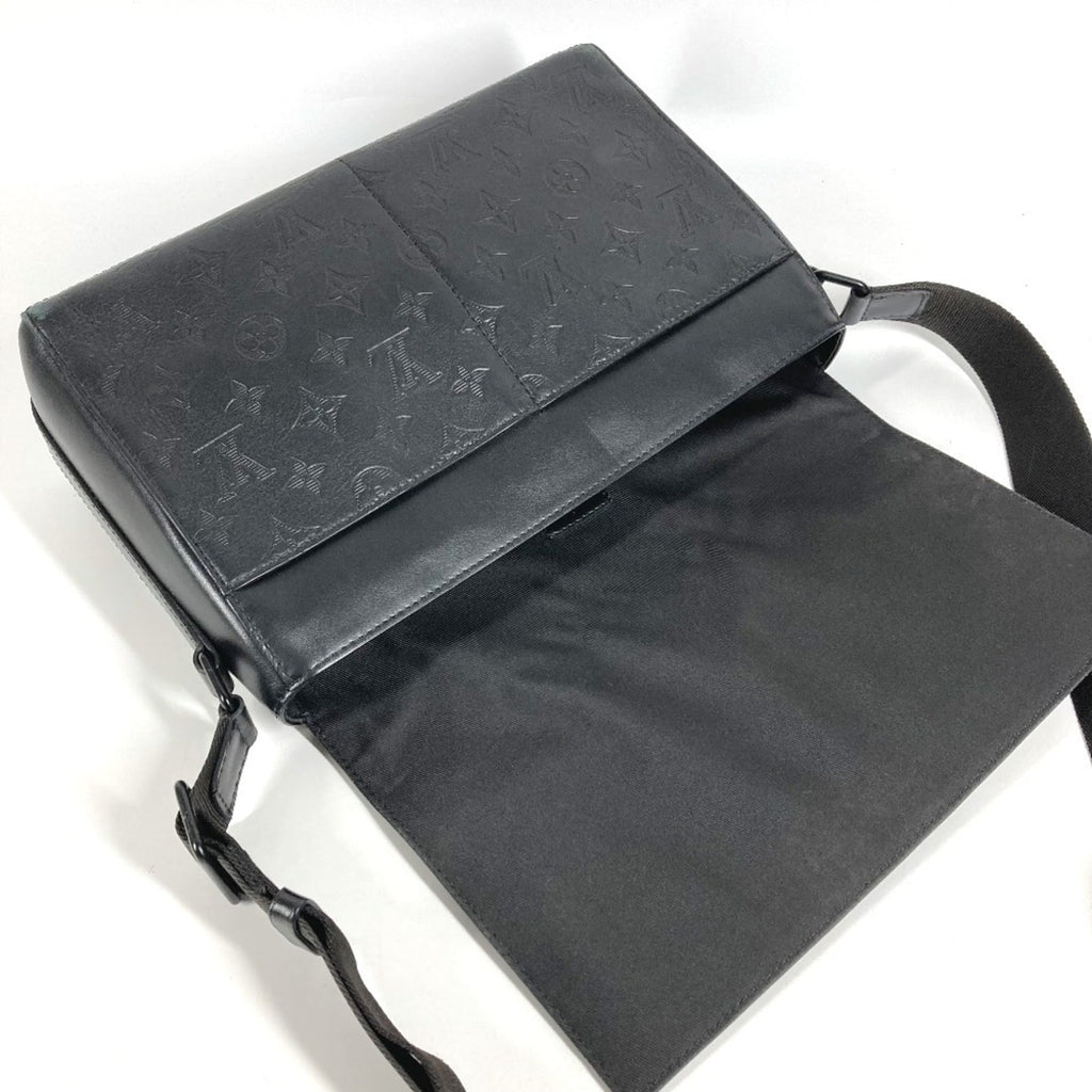 Louis Vuitton Monogram Shadow Black Monogram Shadow Messenger Bag Shoulder Bag