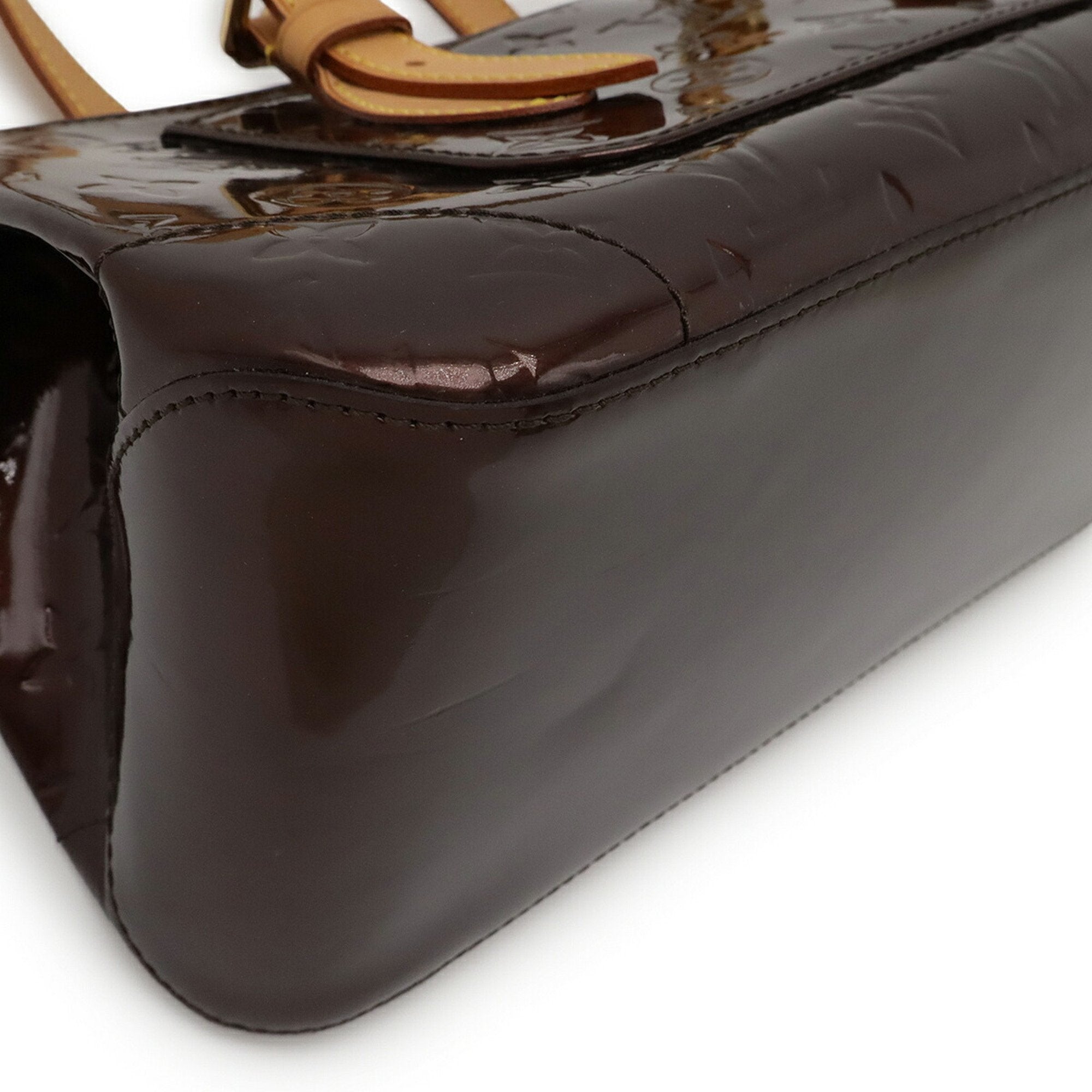 Louis Vuitton Amarante Monogram Vernis Handbag Shoulder Bag Tote Bag
